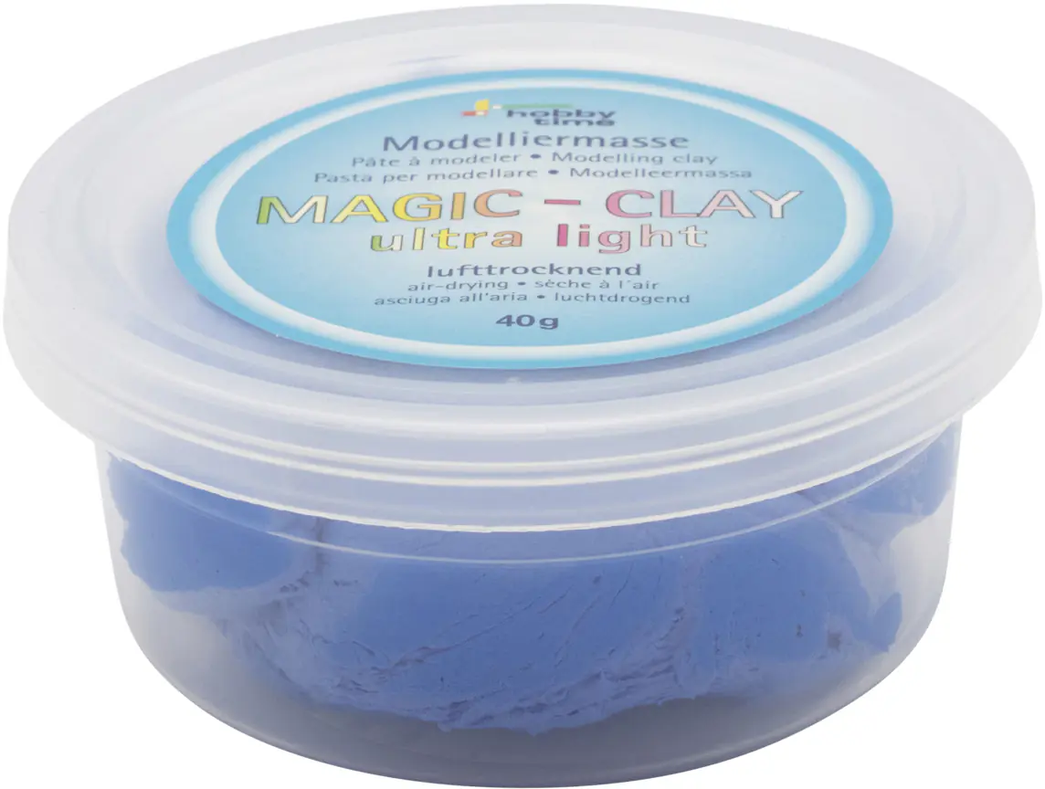 Glorex Magic-Clay ultralight blau 40 g