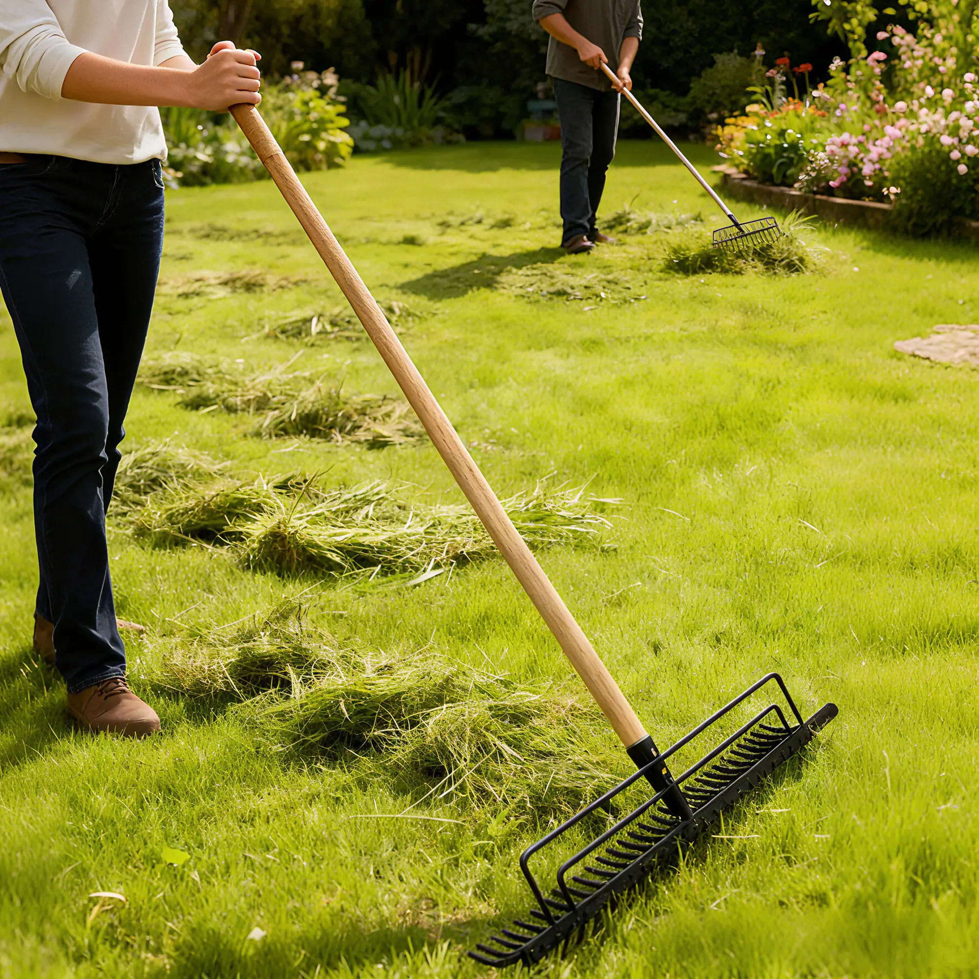 Primaster Rasenrechen 32 Zinken 58,5 x 12 cm