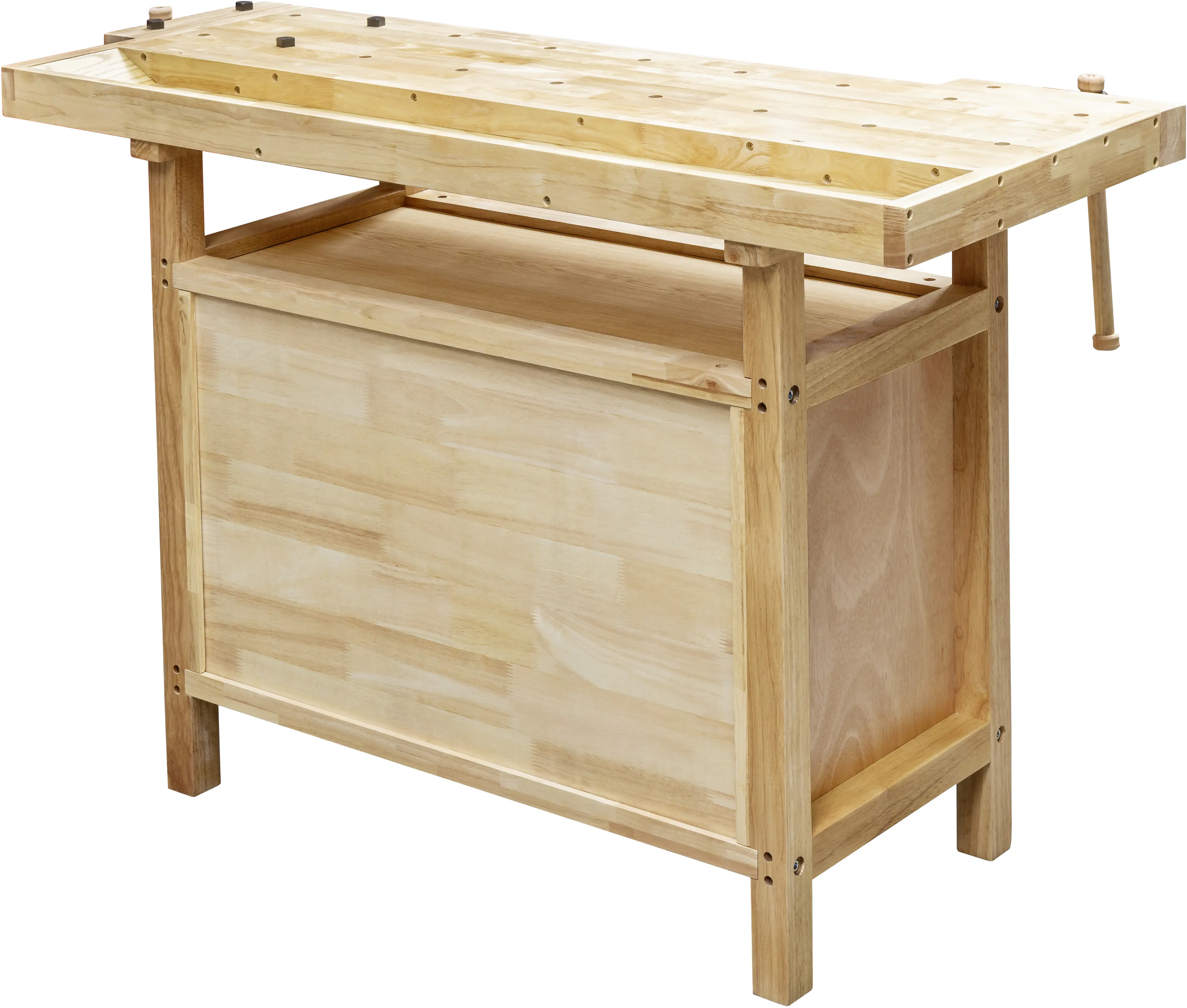 Holzmann Hobelbank WB138C inkl. 4 Bankhaken und Haltestäbe