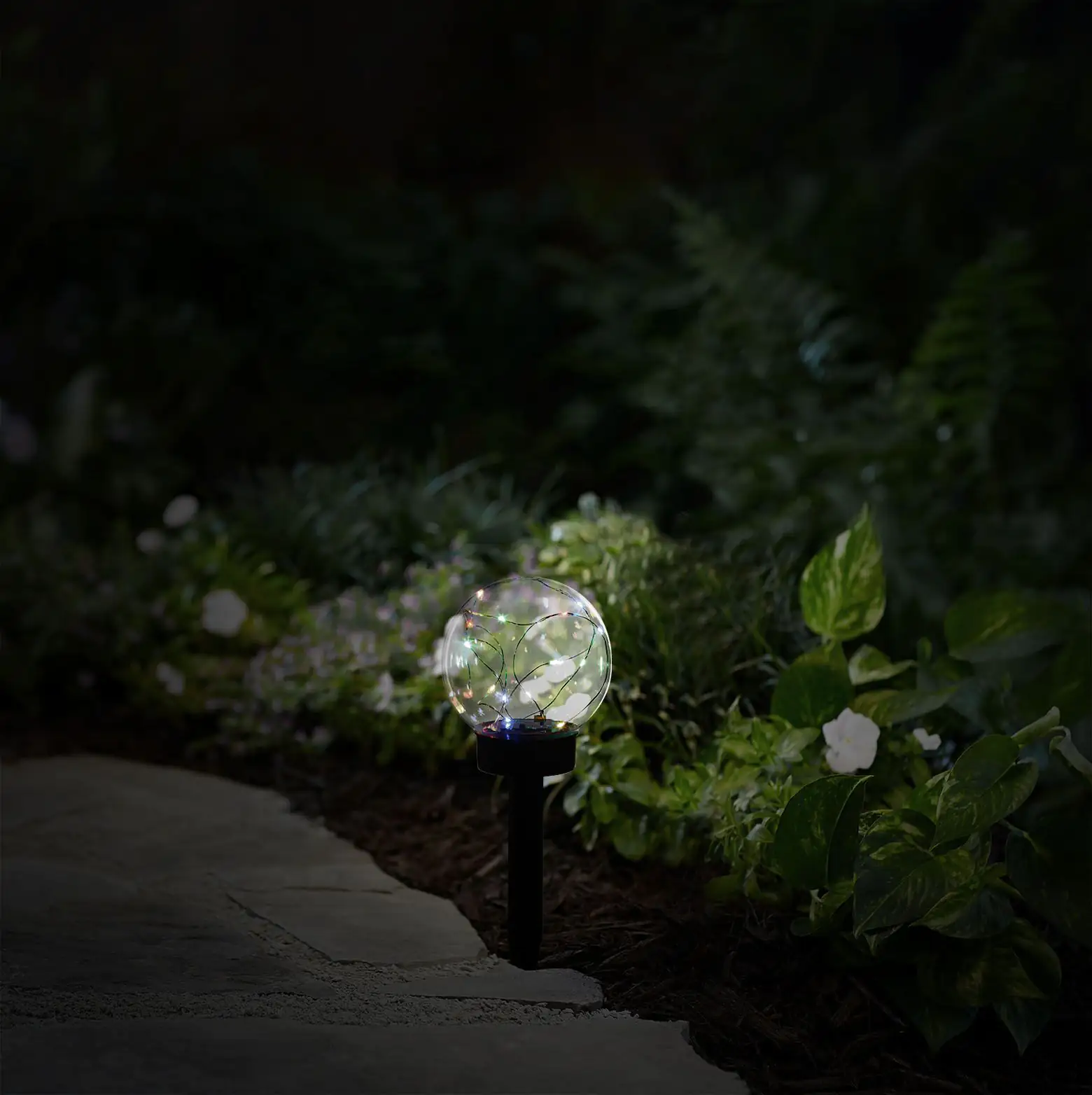 TrendLine LED Solarkugel mit Erdspieß