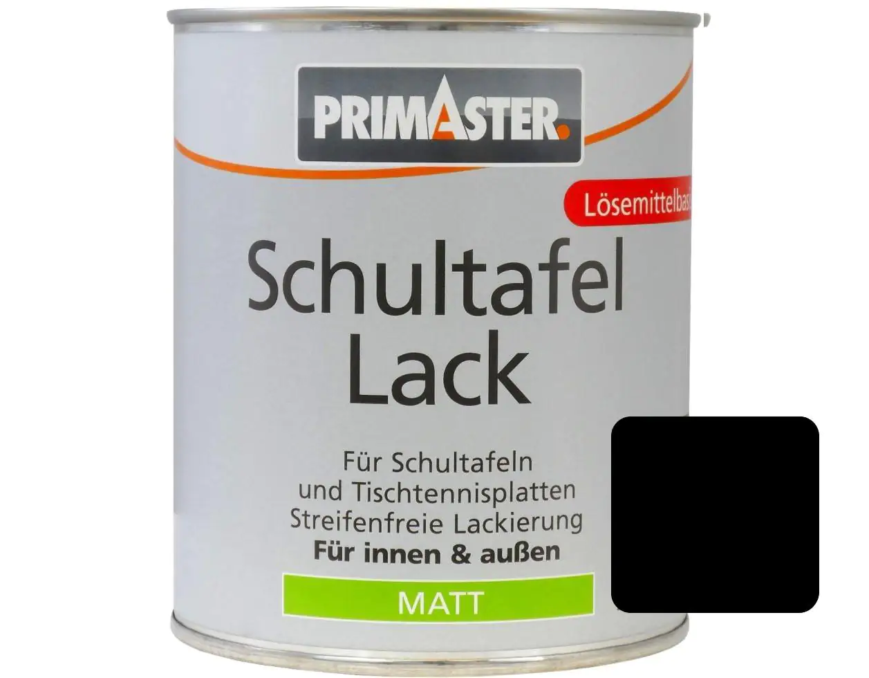 Primaster Schultafellack 750 ml tiefschwarz matt