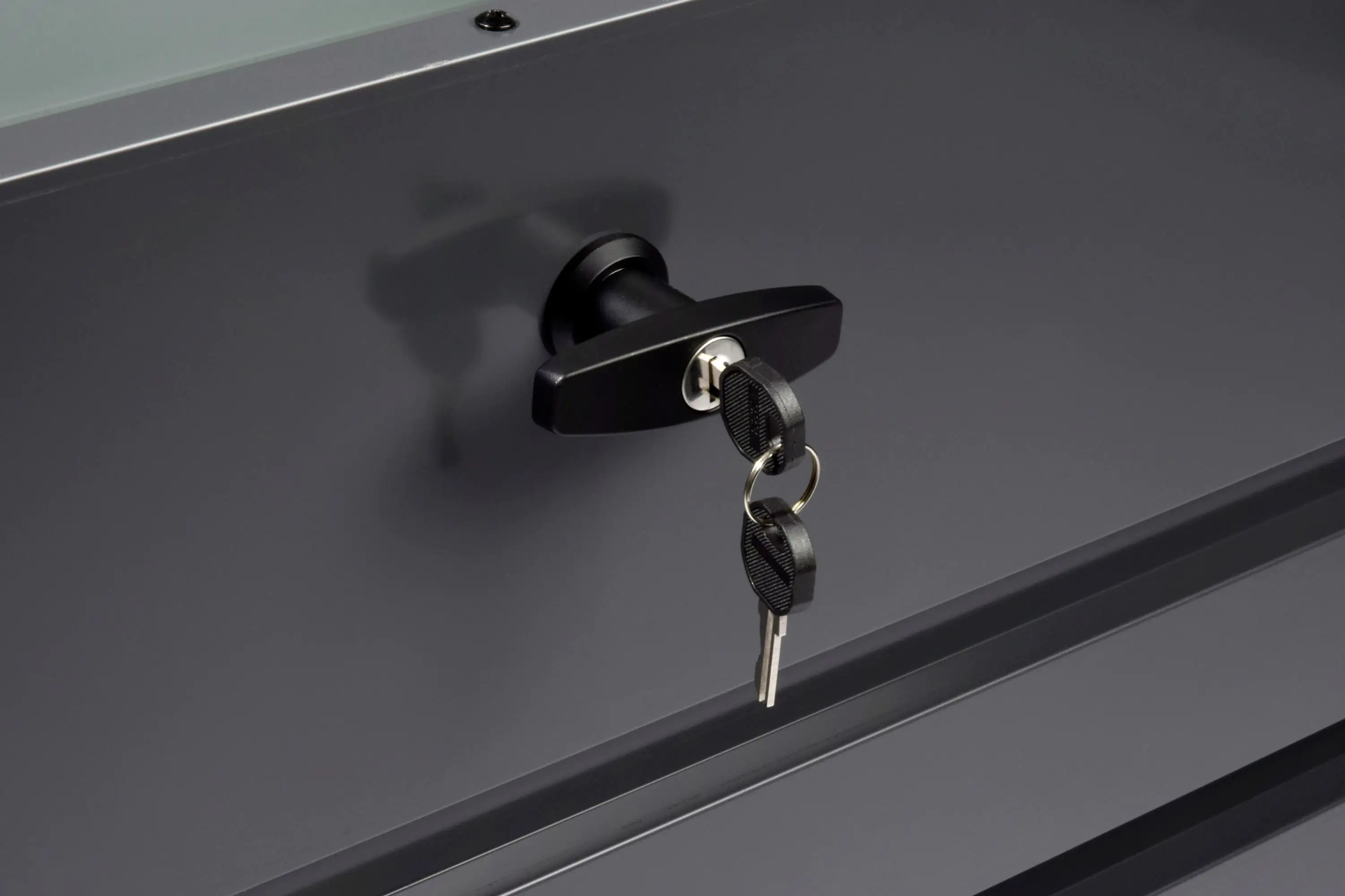 4055894586013_3169886 Dobar Gartentruhe aus Metall grau 100 x 61 x 62 cm