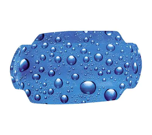 Kleine Wolke Nackenpolster Bubble 32 x 22 cm marineblau