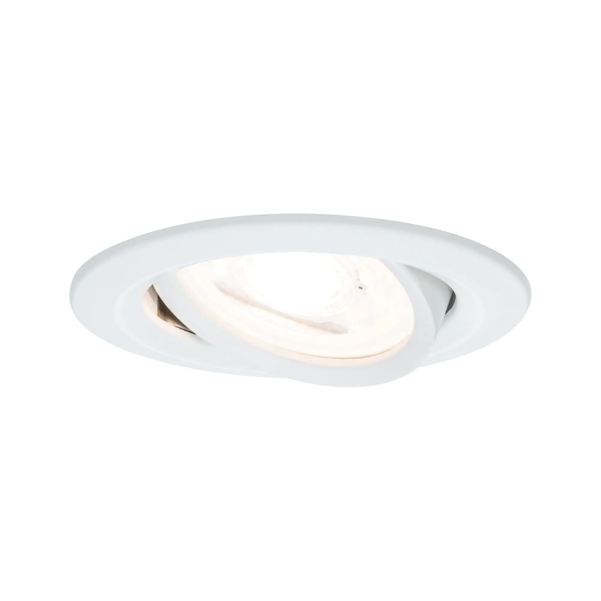Paulmann LED Einbauleuchte Nova 6,5W warmweiß schwenkbar weiß