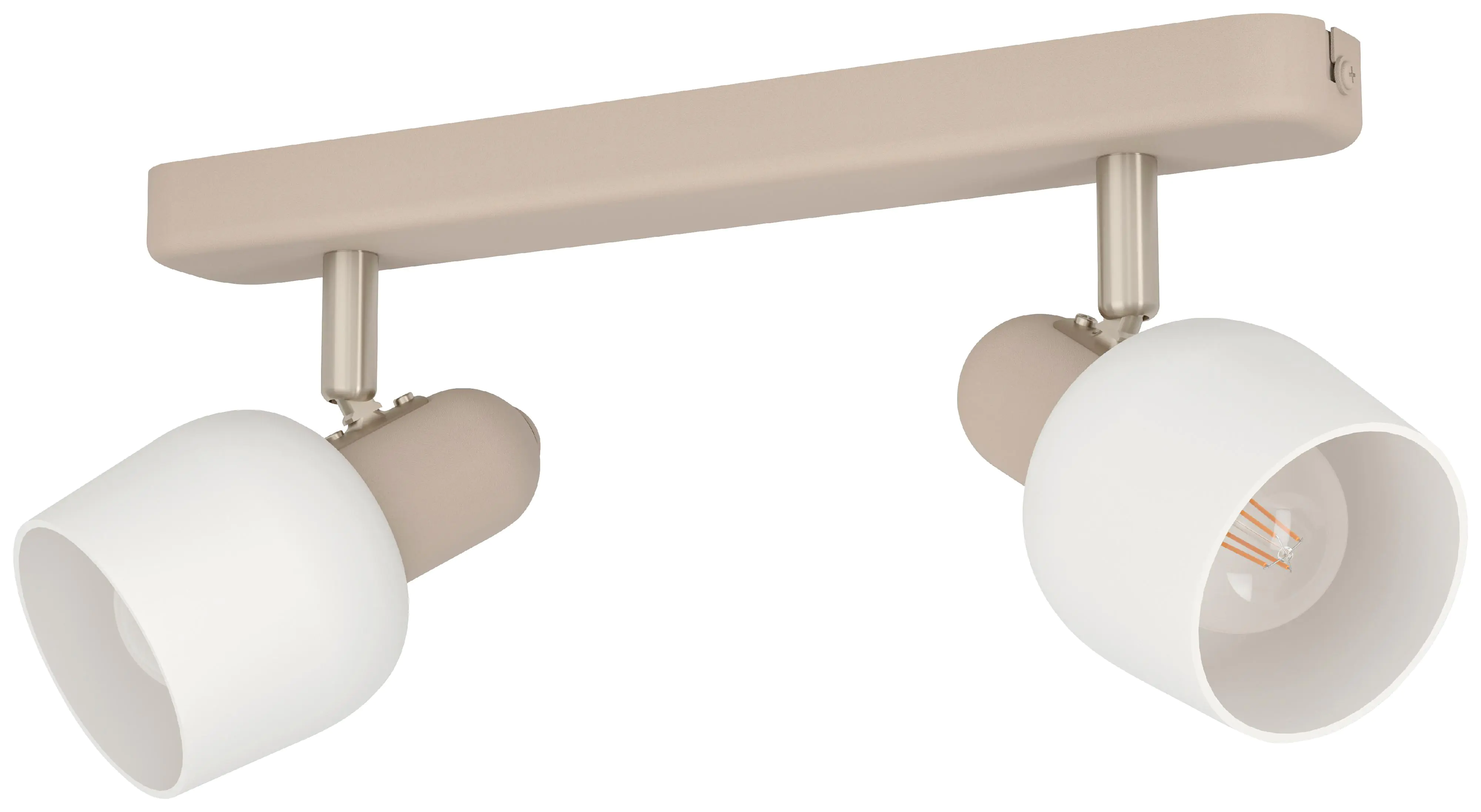 Eglo 2er Spot Corato sand weiß 30 x 12,5 cm Eglo 2er Spot Corato sand weiß 30 x 12,5 cm