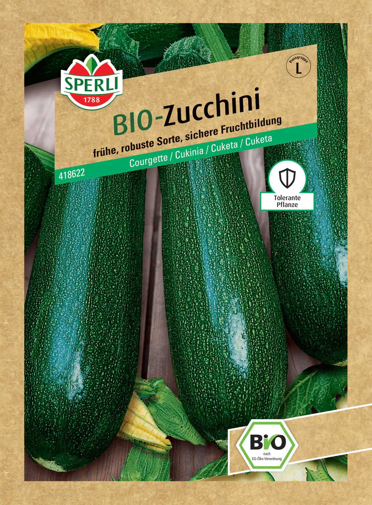 Sperli BIO Zucchini F1 Sperli BIO Zucchini F1