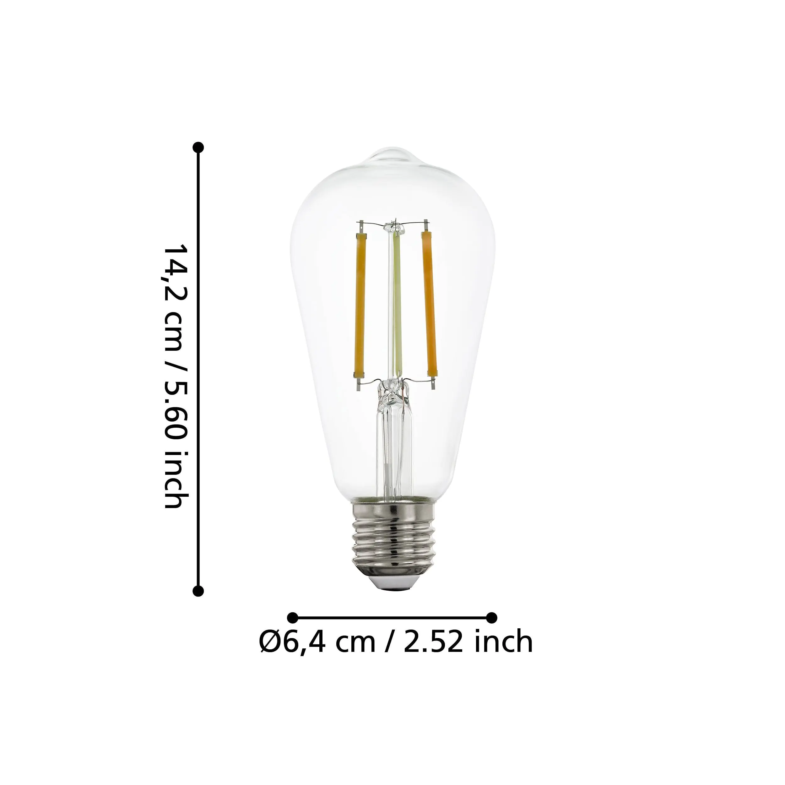 Eglo Connect LED Leuchtmittel-Z ST64 Edisonform E27 6 W Smart connect Z Eglo Connect LED Leuchtmittel-Z ST64 Edisonform E27 6 W Smart connect Z