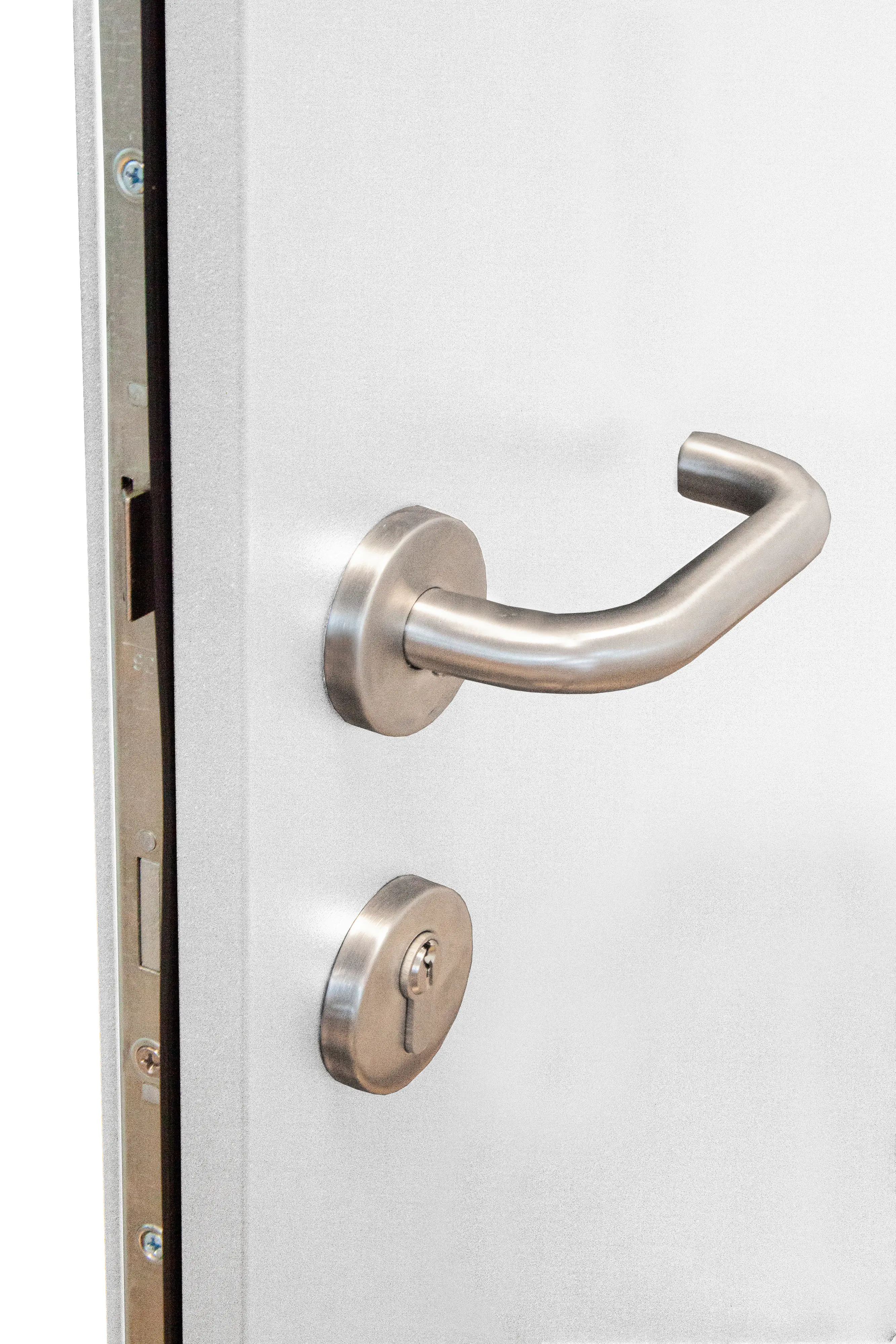 Splendoor Haustür Passivedoor Premium H1 Aluminium/Stahl weiß DIN links 98 x 208 cm  