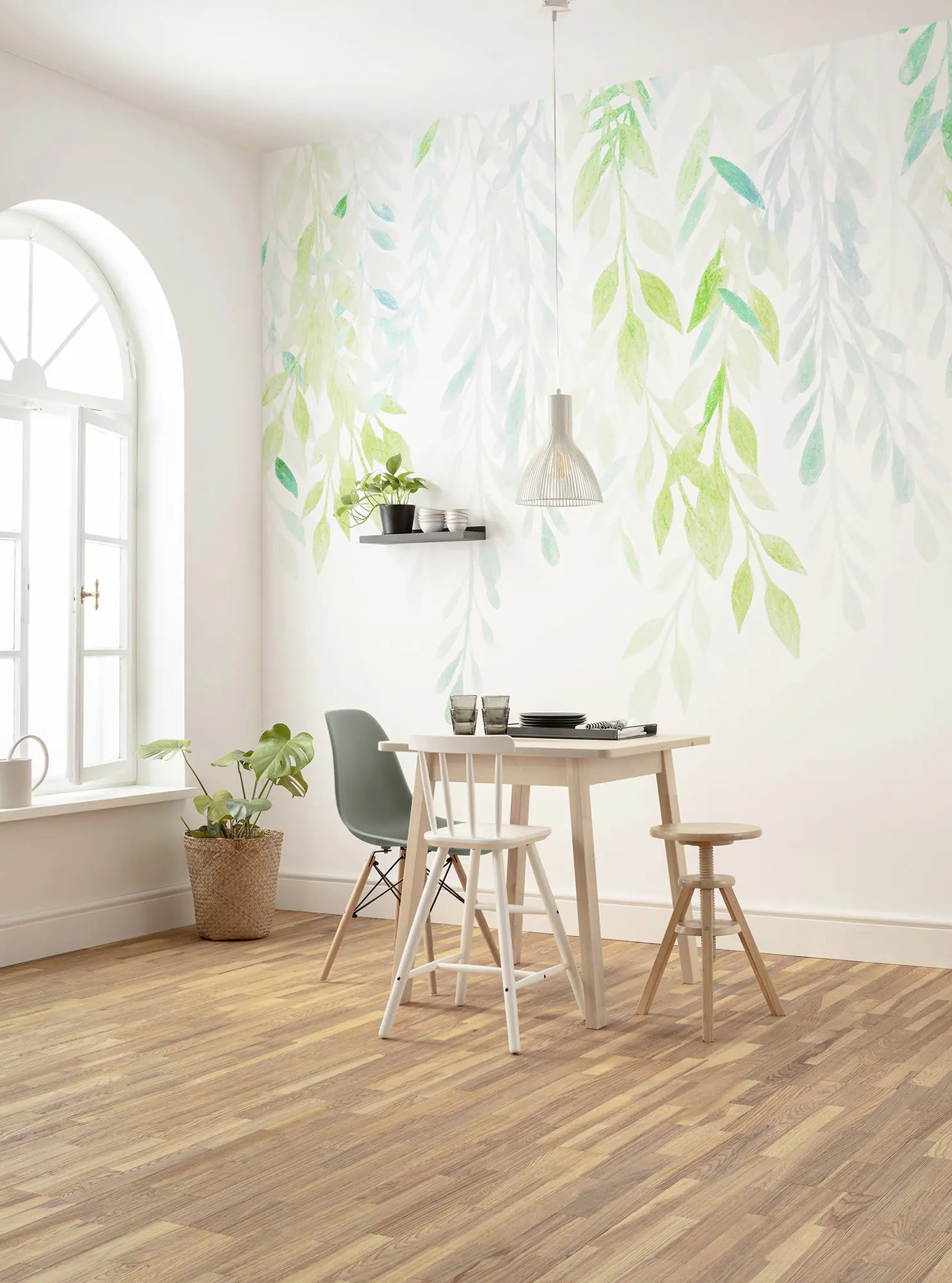 Komar Vlies Fototapete Summer Leaves 350 x 250 cm 