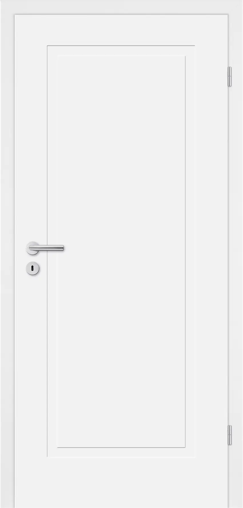 Borne Türblatt Lusso 01 Weißlack Röhrenspan