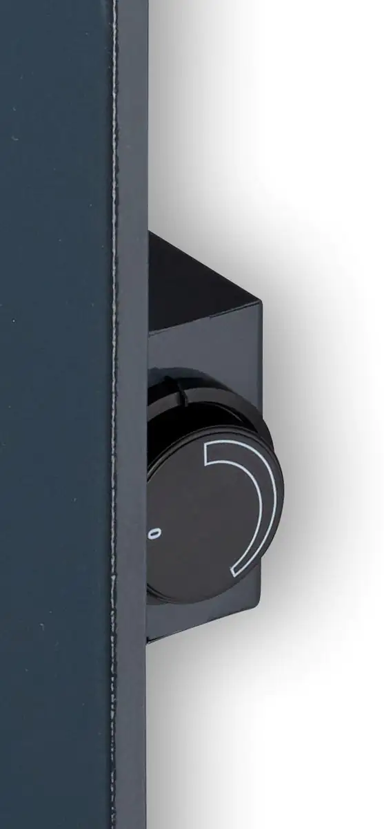 Bella Jolly Infrarot Metallheizkörper 60x100 cm anthrazit, 880 Watt