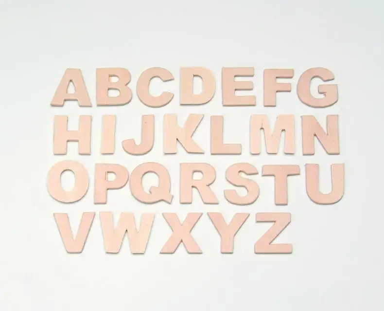 Glorex Buchstaben aus Holz 26 Stück