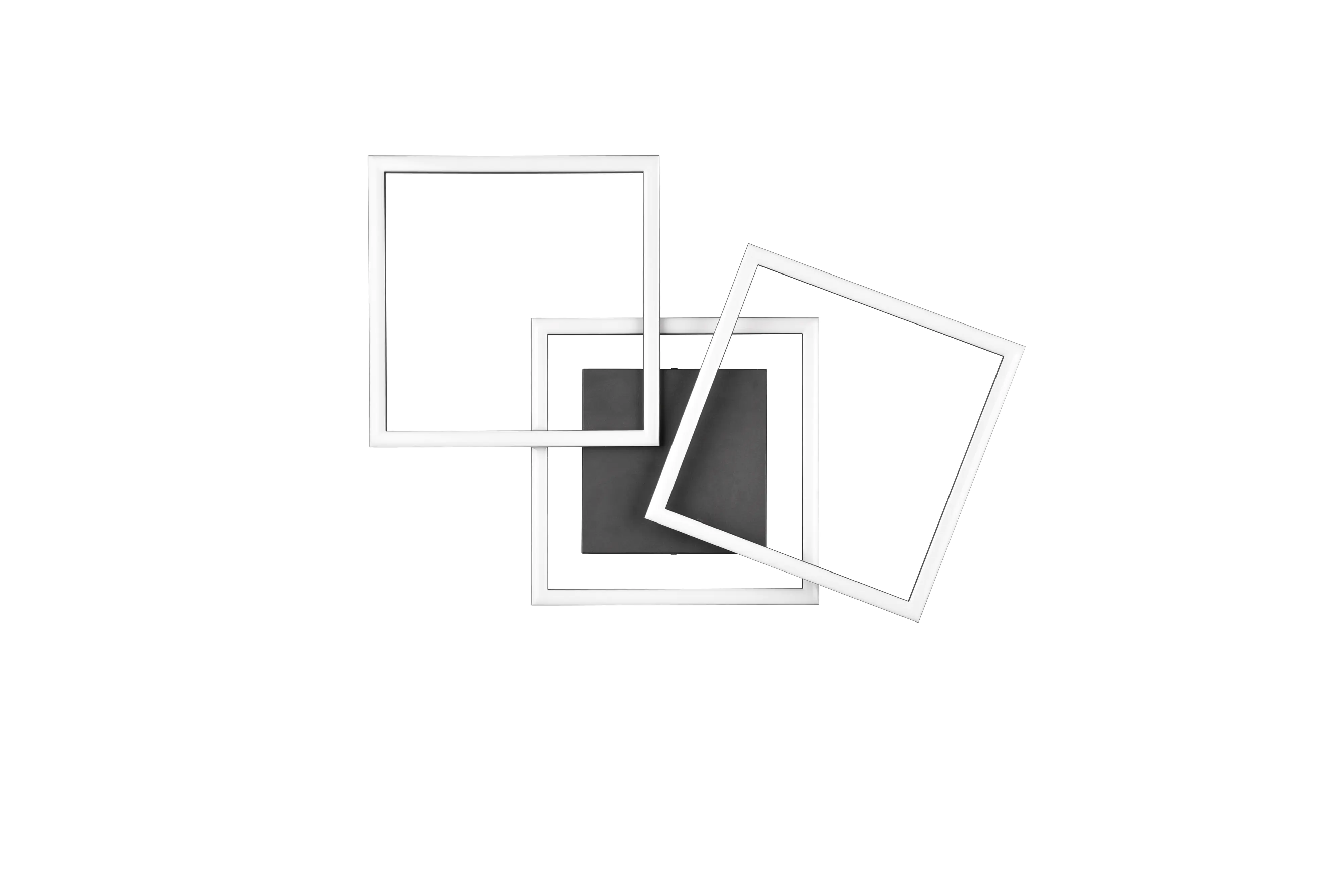 Trio Leuchten LED Deckenleuchte Trail 31W schwarz matt Trio Leuchten LED Deckenleuchte Trail 31W schwarz matt