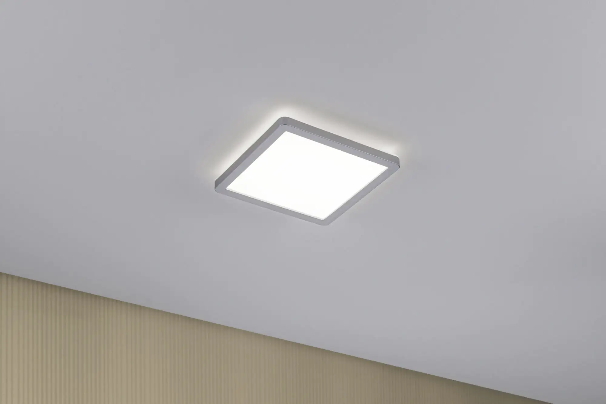 Paulmann LED Panel Atria Shine chrom-matt 19 x 19 cm neutralweiß