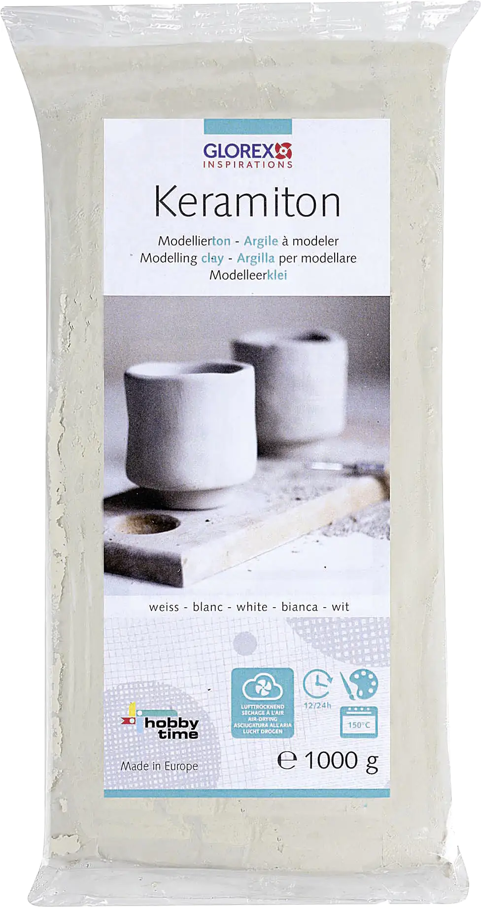 Keramiton, weiss 1000 g Modellierton