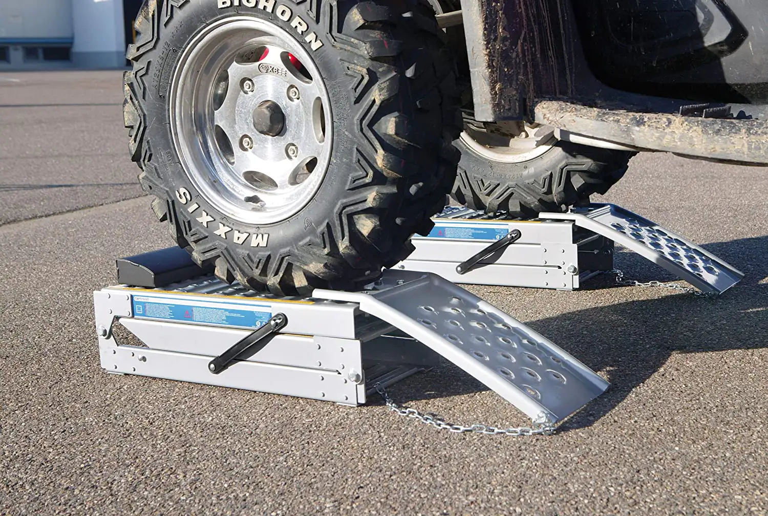 Unitec Auffahrrampe klappbar 200x25cm - 2 Stück Unitec Auffahrrampe klappbar 200x25cm - 2 Stück