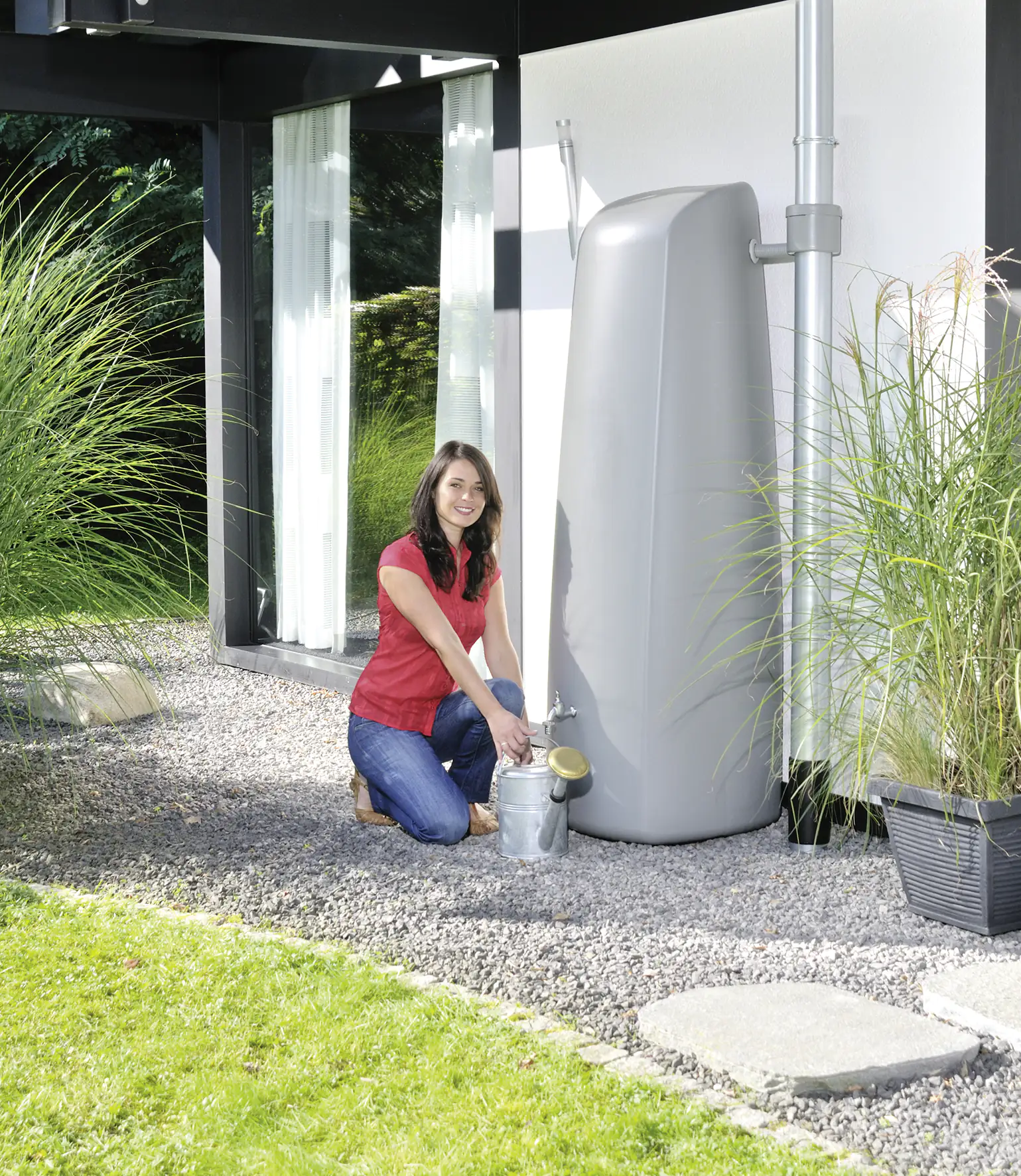 4023122183198_1067310 Garantia Regenwasser-Wandtank Elegance 400 l