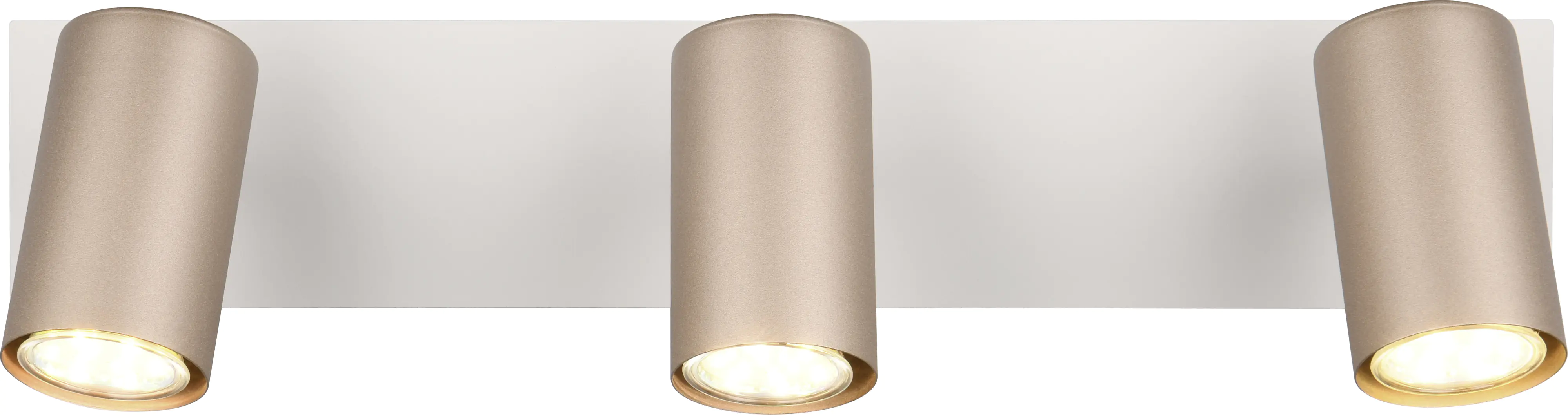 Trio Leuchten 3er Spot Marley GU10 coffee Metall Trio Leuchten 3er Spot Marley GU10 coffee Metall