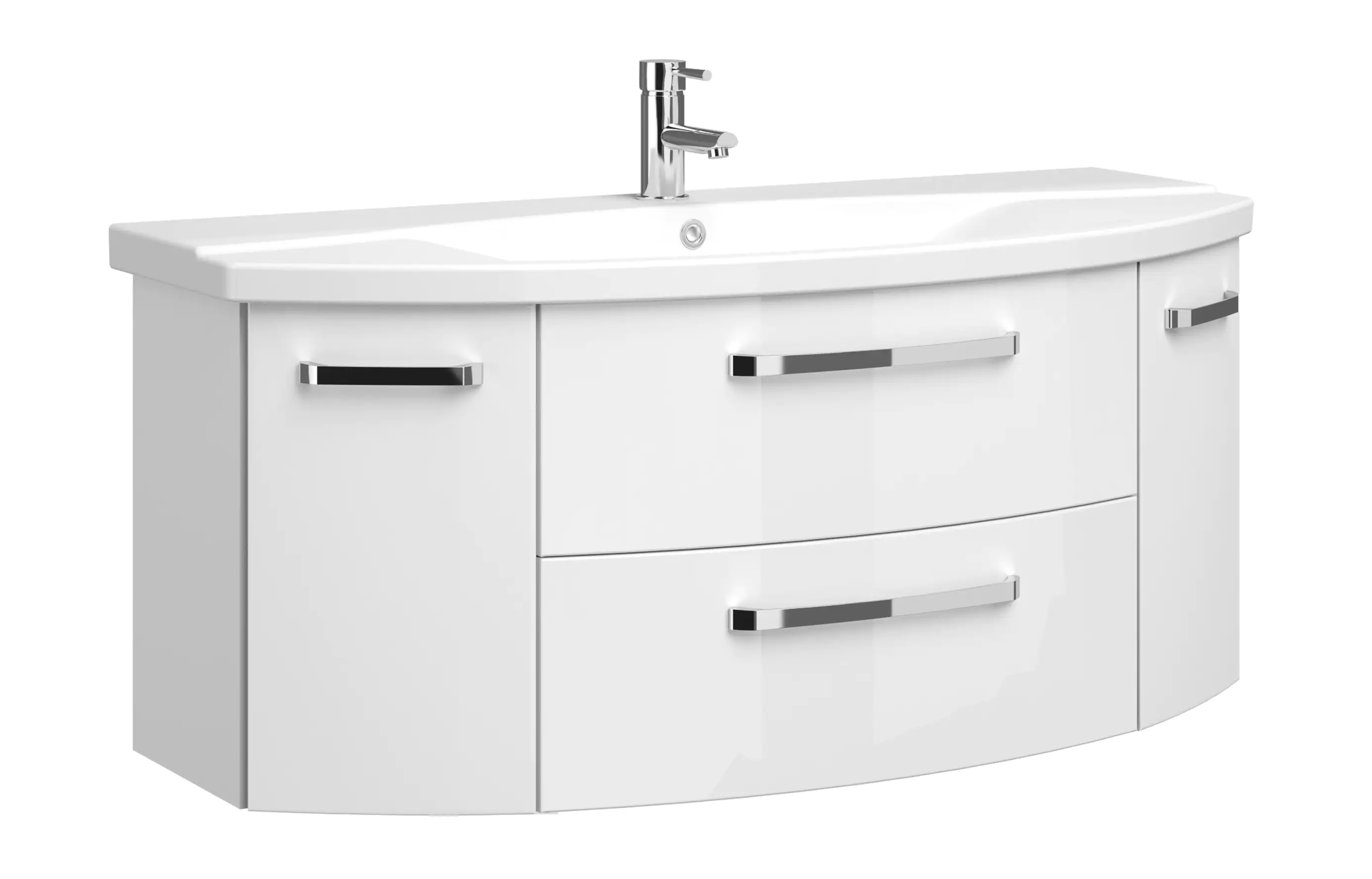 Pelipal Waschtischunterschrank Fokus 4010 mit Keramikwaschtisch