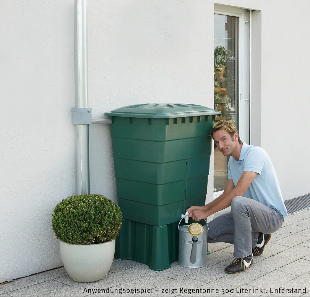 Garantia Unterstand für Regentonnen für 300 l eckig