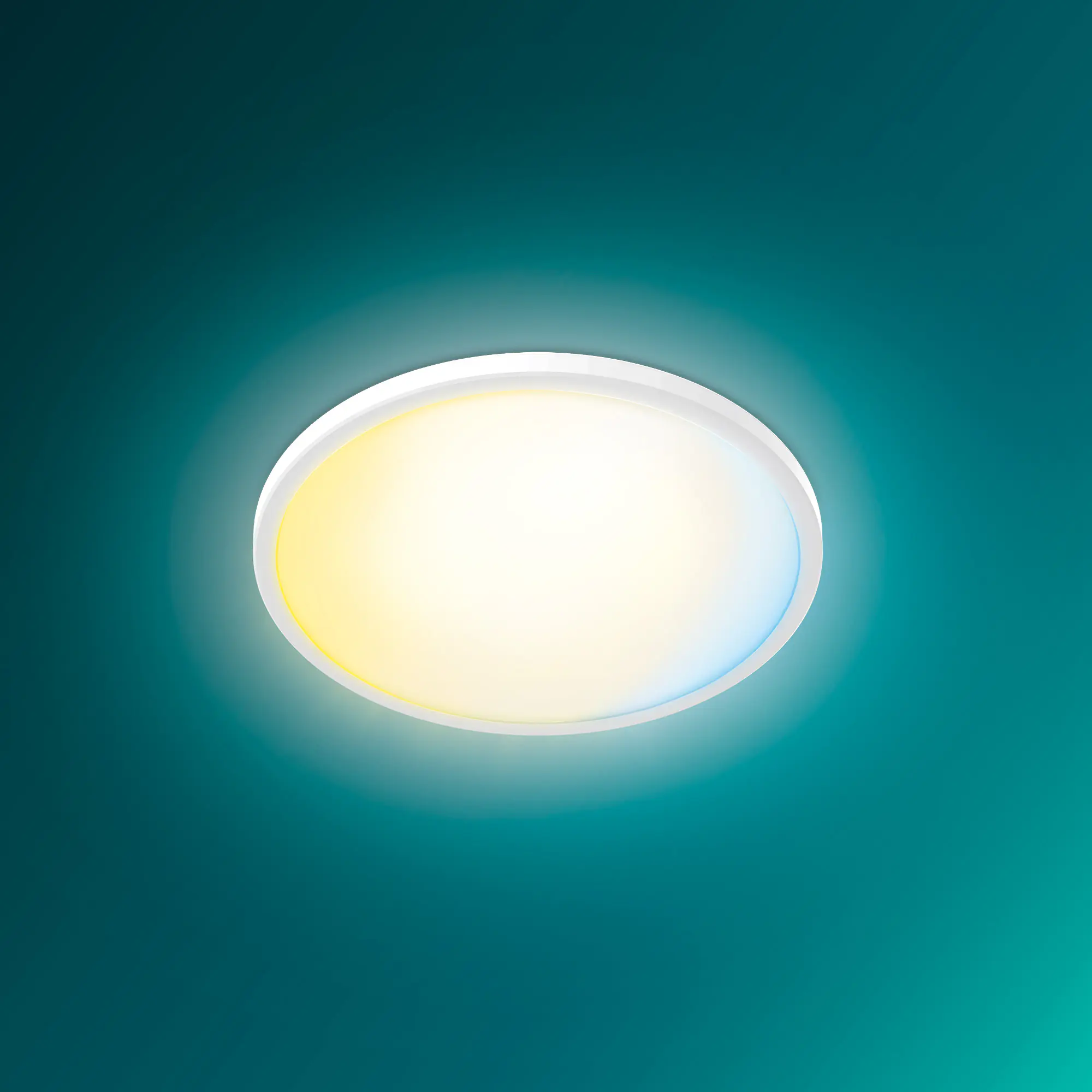 Philips LED Deckenleuchte Valen weiß Ø 42 x 2 cm warmweiß-kaltweiß dimmbar Philips LED Deckenleuchte Valen weiß Ø 42 x 2 cm warmweiß-kaltweiß dimmbar