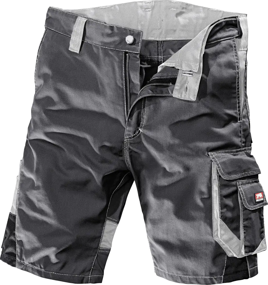 Bullstar kurze Arbeitshose WORXTAR schwarz/grau