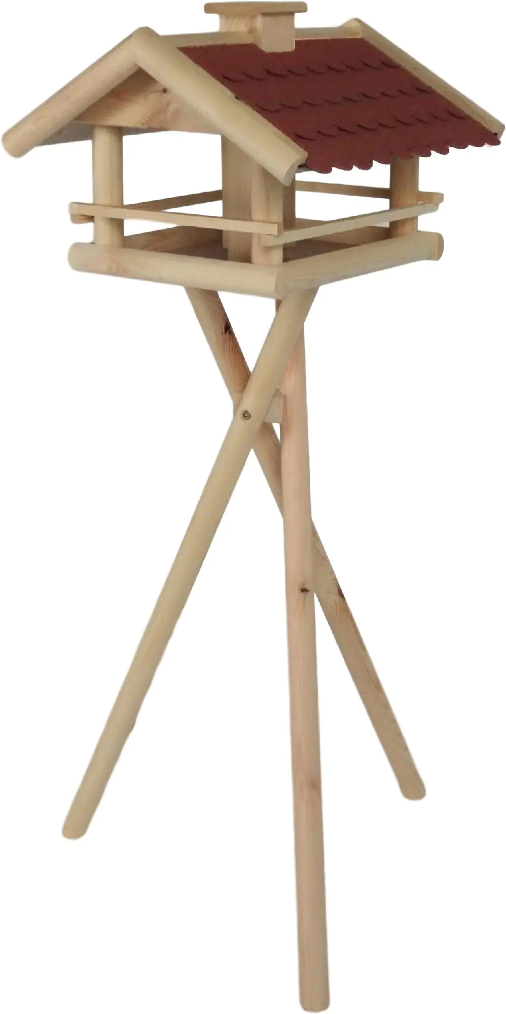 Vogelhaus Tirol mit Ständer Kiefernholz LxBxH: 45x57x55 cm Vogelhaus Tirol mit Ständer Kiefernholz LxBxH: 45x57x55 cm