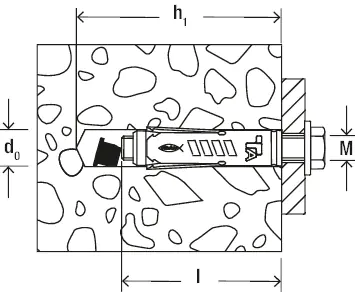 Fischer Schwerlastanker TA 15.0 x 69 mm - 1 Stück