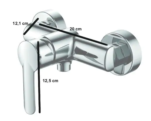 TrendLine Duscharmatur Leipzig verchromt