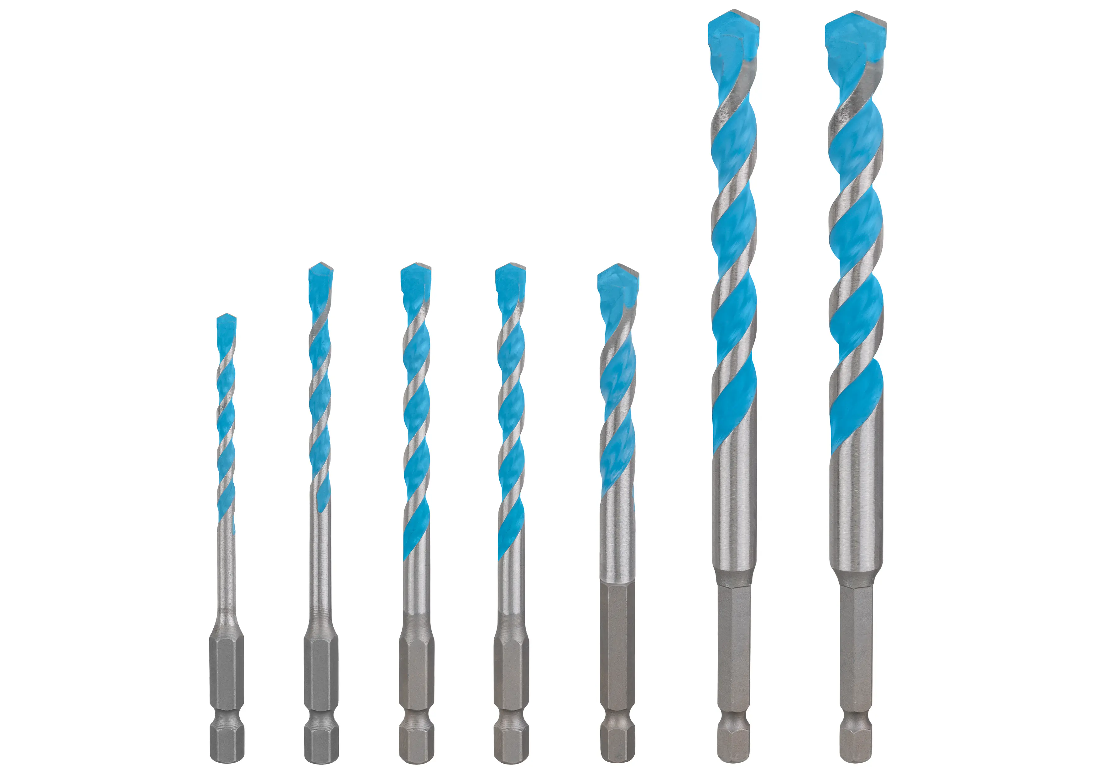 Bosch Expert Mehrzweckbohrer-Set HEX-9 MC Ø 4/5/6/8/10/12 mm 7-tlg.
