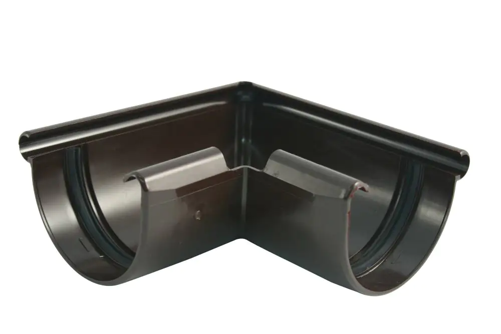 Marley Rinnenwinkel NW 125 mm, Aussenenecke, 90°, halbrund, braun