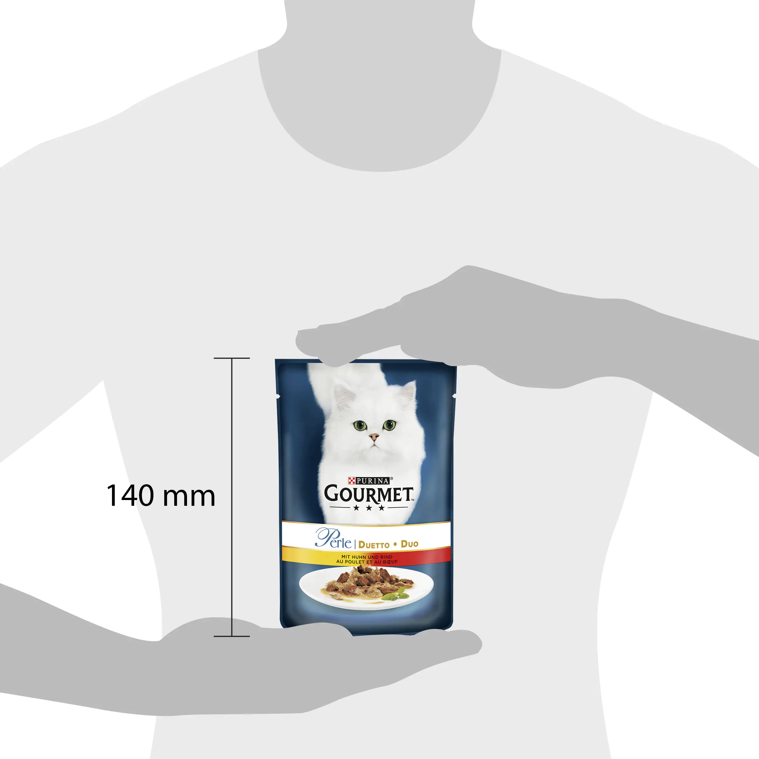 Gourmet Perle Duetto mit Huhn & Rind 85 g Gourmet Perle Duetto mit Huhn & Rind 85 g