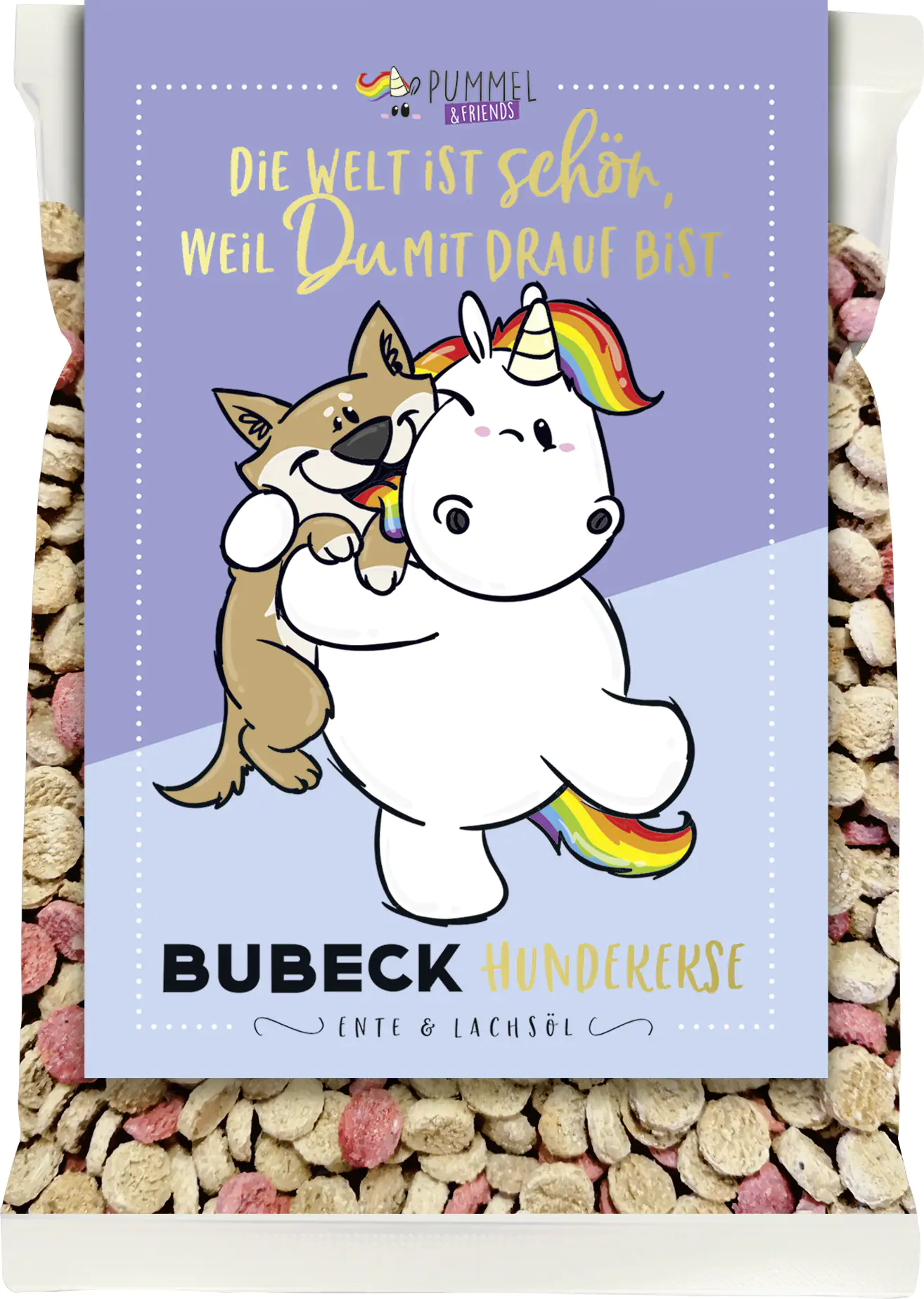 Bubeck Konfetti Hundekuchen mit Ente & Lachsöl 210g