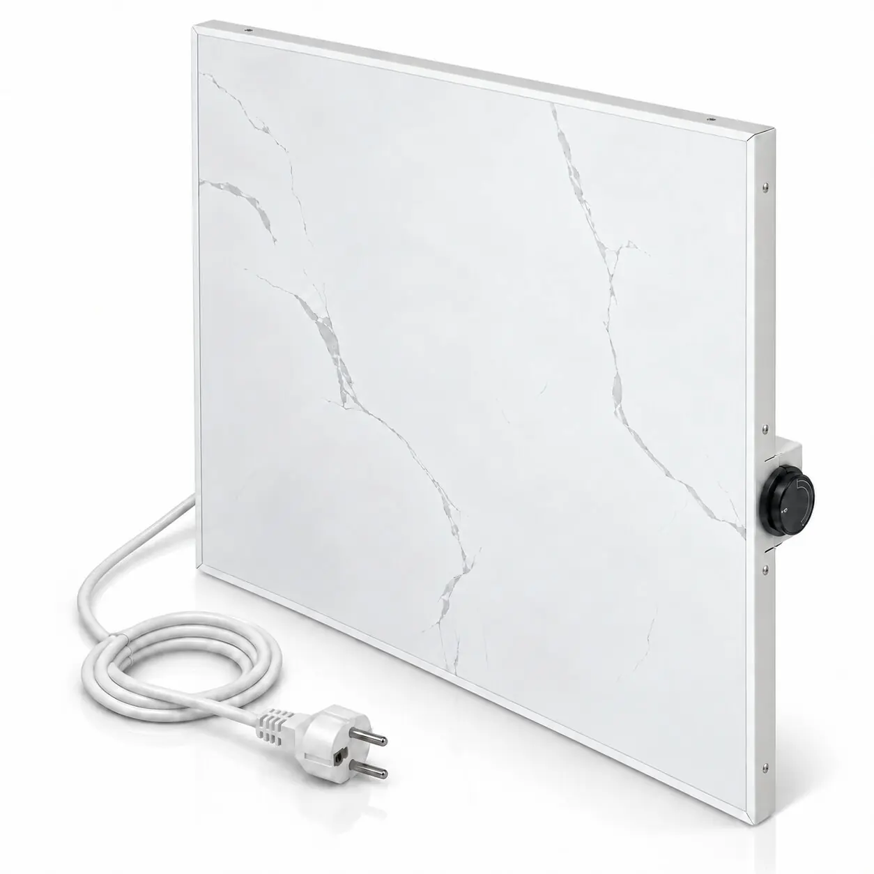Bella Jolly Infrarot Keramik-Heizkörper 60 cm x 60 cm, 440 Watt mamoroptik 