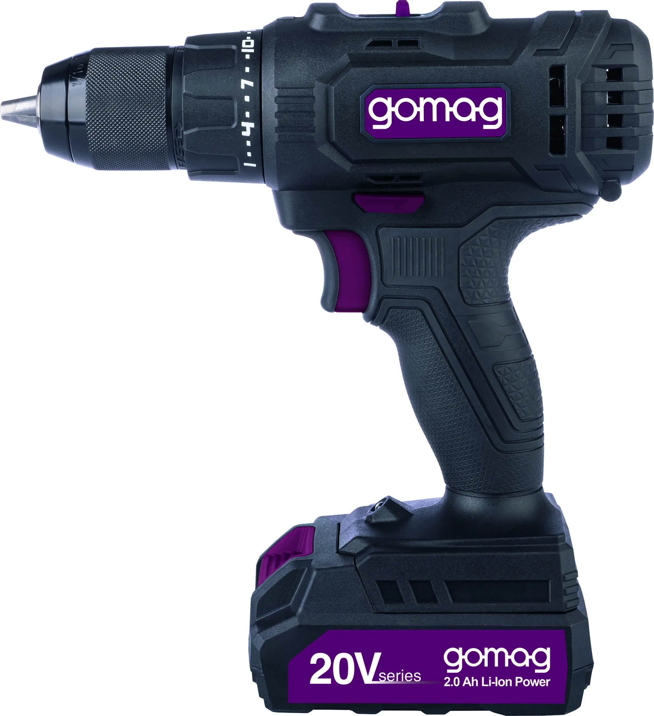 Gomag Akku-Schlagbohrschrauber GO-SBS45 20 V inkl. 2 Ah Starter-Kit