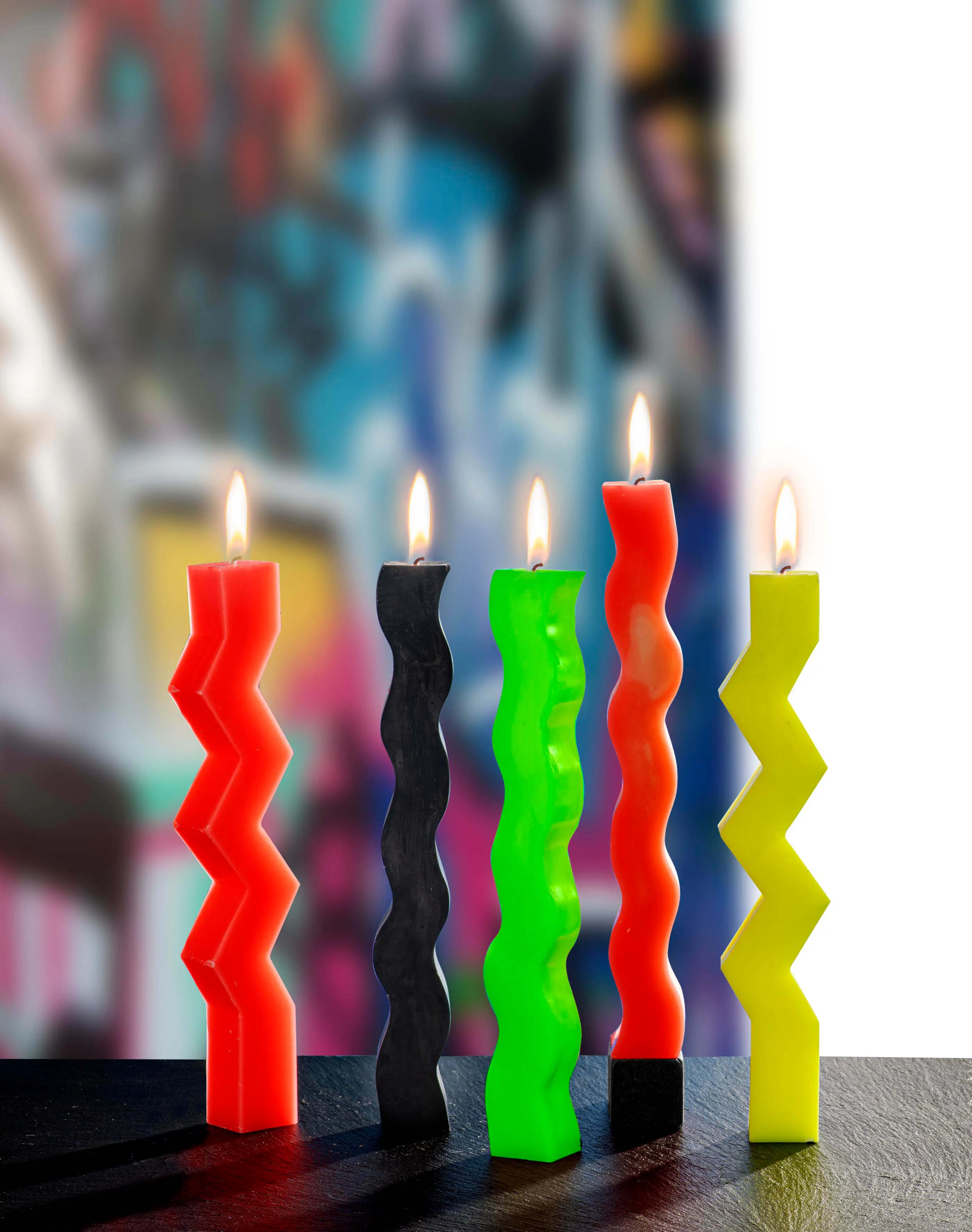 Glorex Kerzengießform aus Silikon Welle Zickzack 23 x 2,8 cm