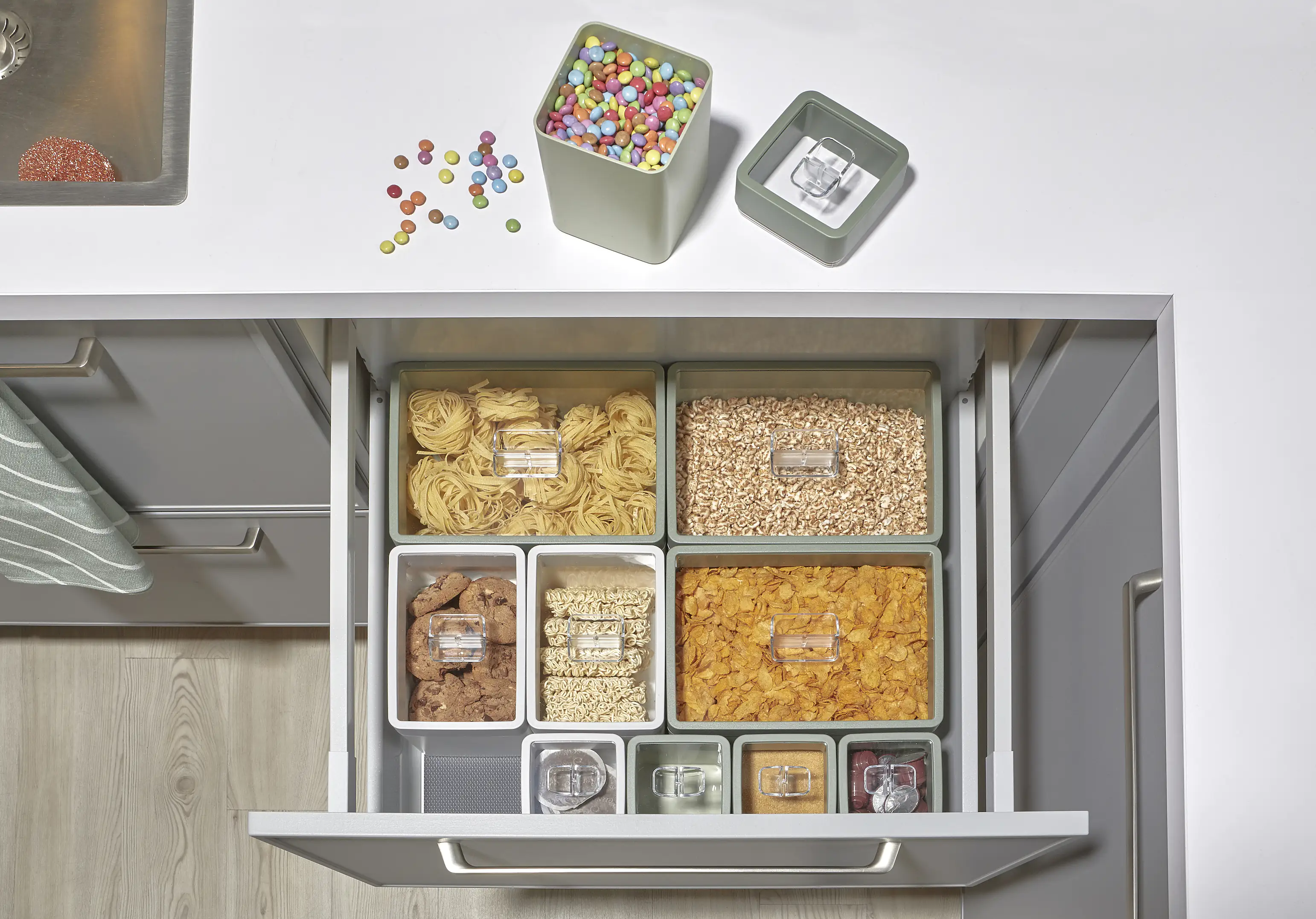 Sunware Vorratsdose Sigma Home 1,65 L weiß