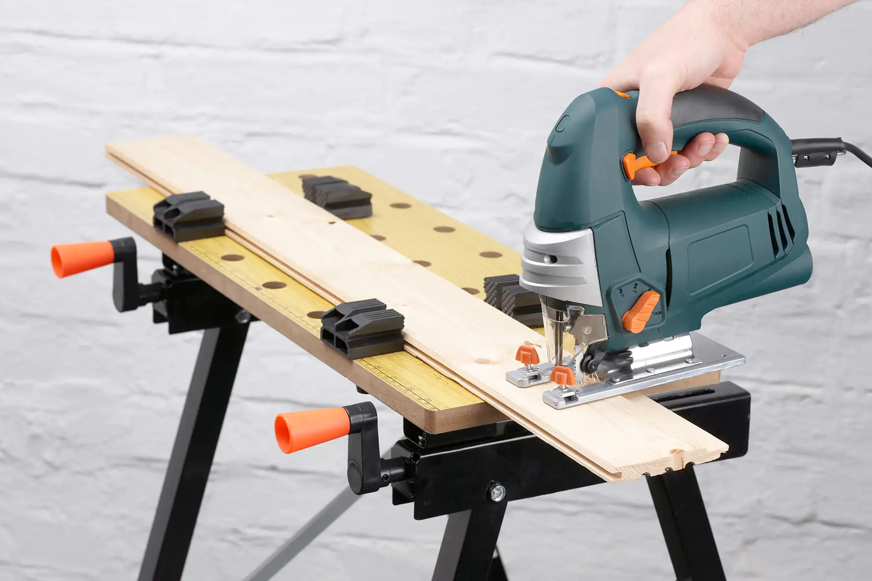 TrendLine Werk-Spanntisch klappbar 60,5 x 64 x 78 cm max. 100 kg