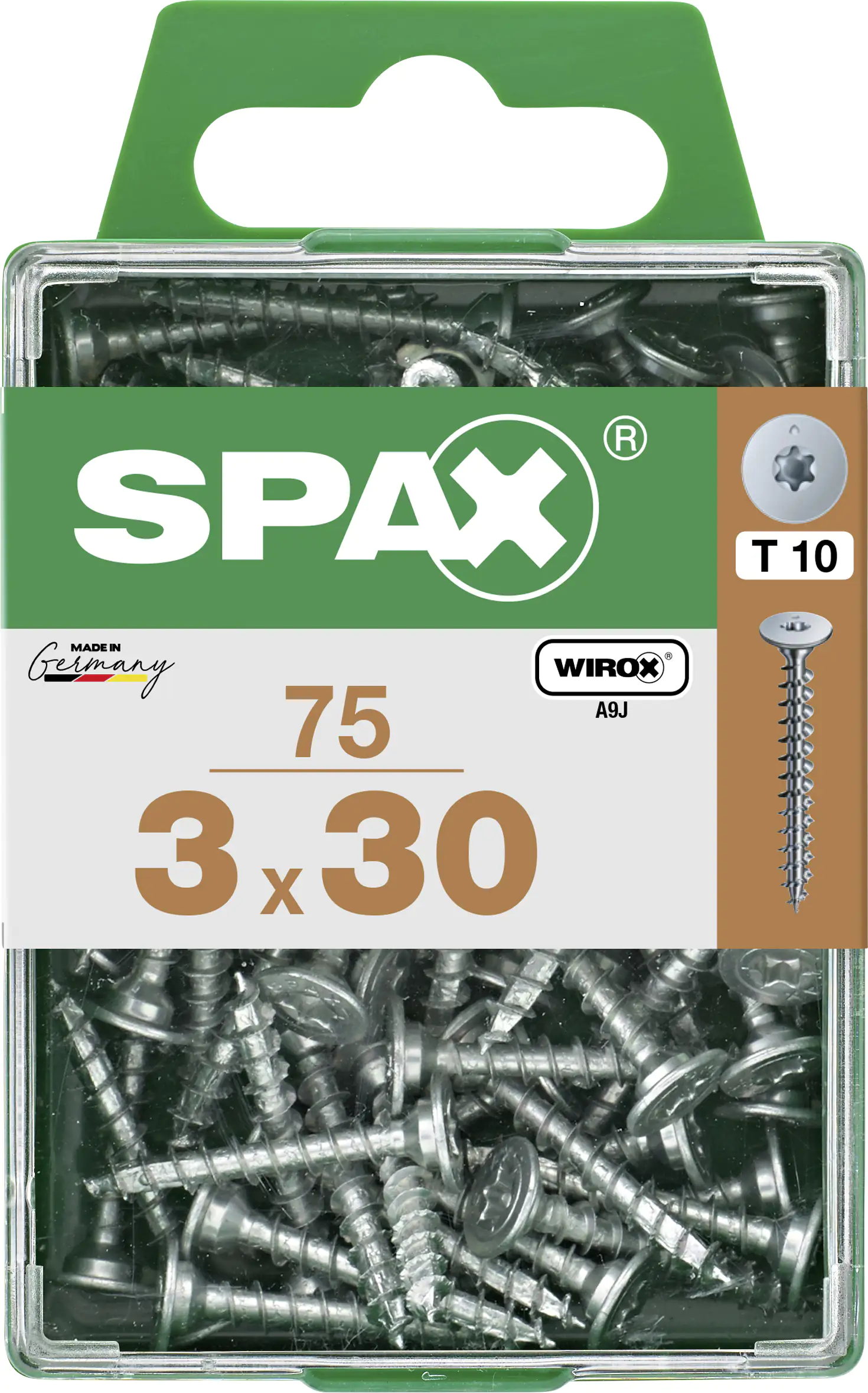 Spax Möbelbauschrauben 3.0 x 30 mm TX 10 - 75 Stk. Spax Möbelbauschrauben 3.0 x 30 mm TX 10 - 75 Stk.