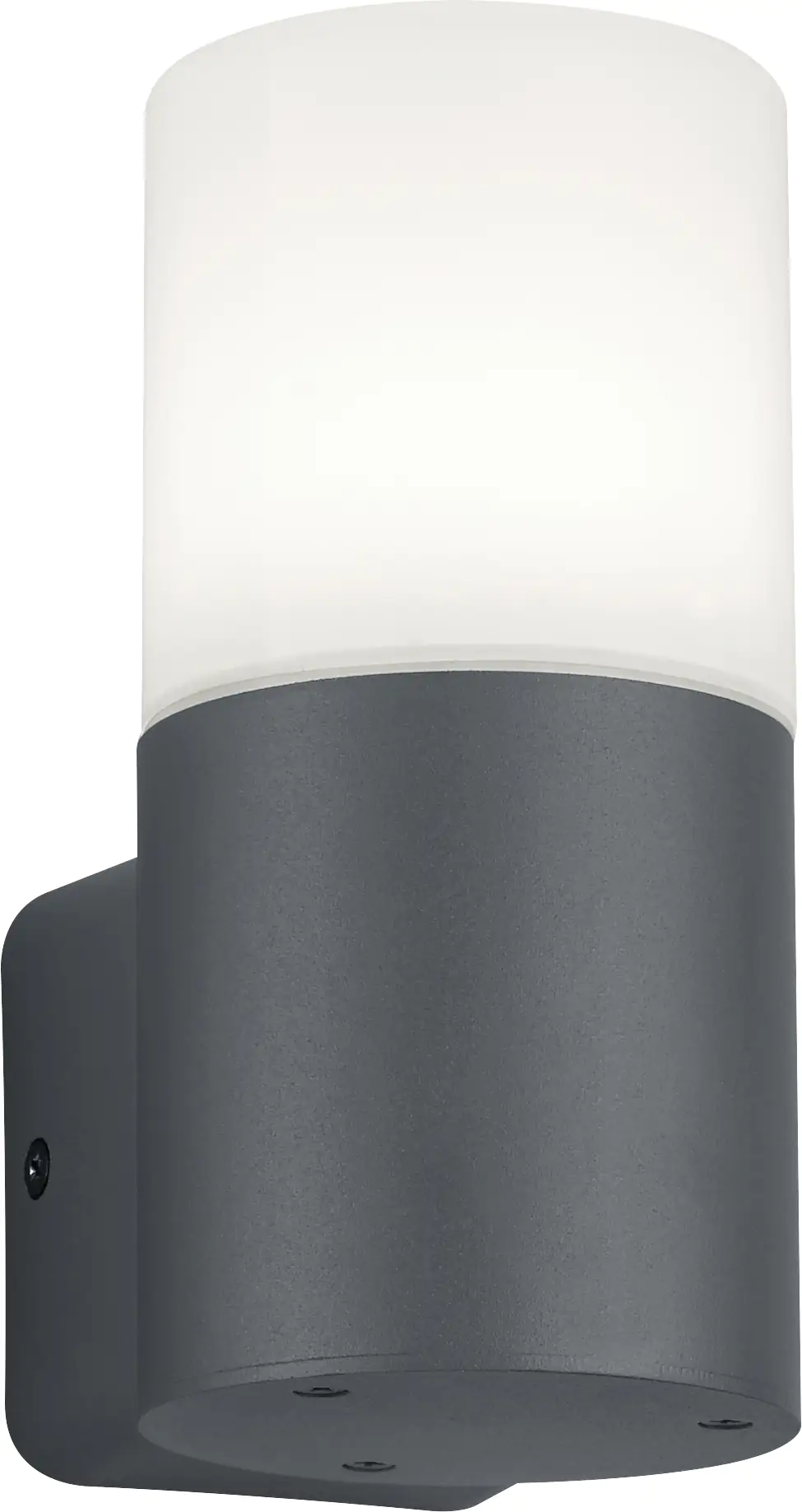 Trio Leuchten Außen-Wandleuchte Hoosic E27 anthrazit weiß