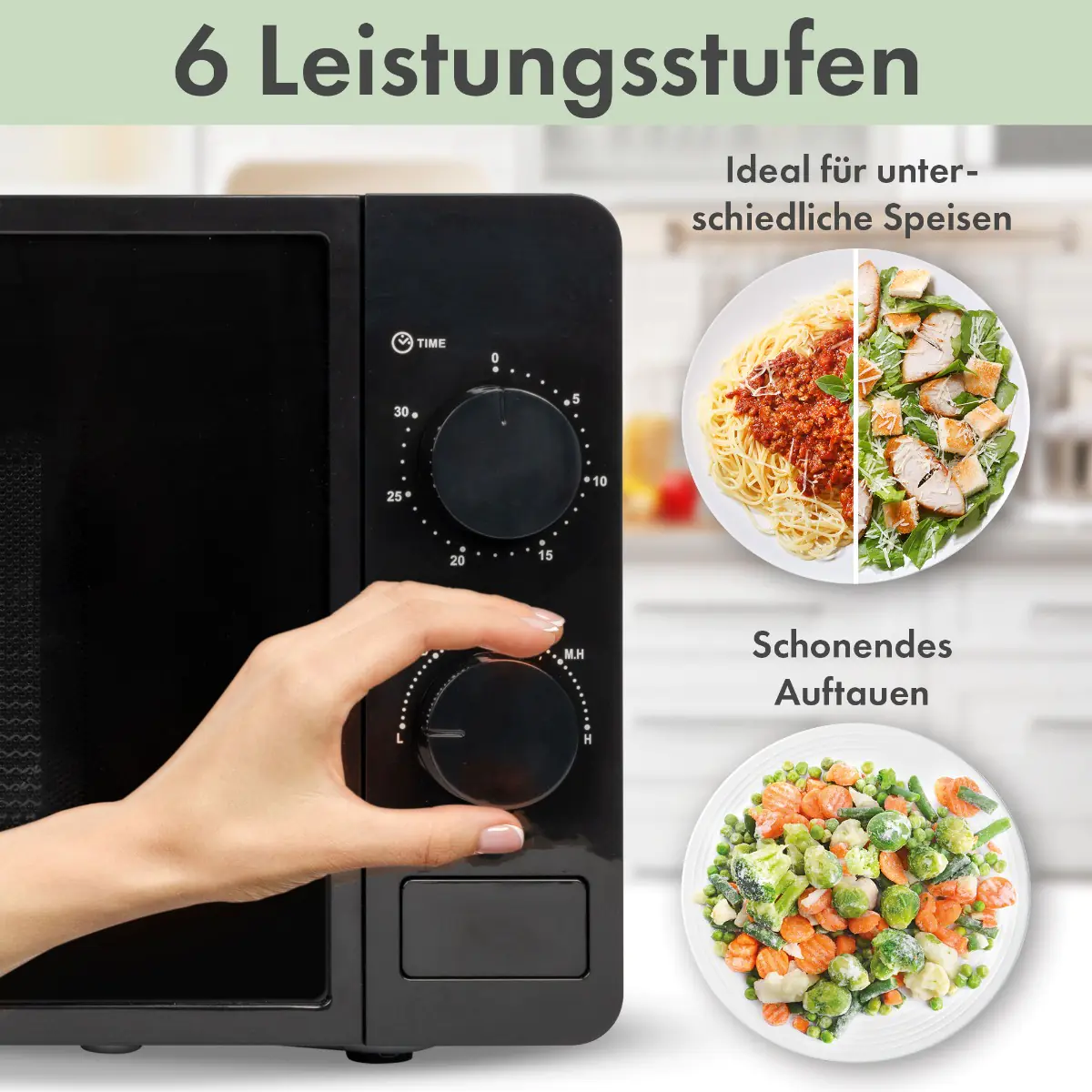 Bomann Mikrowelle MW 6014 CB schwarz