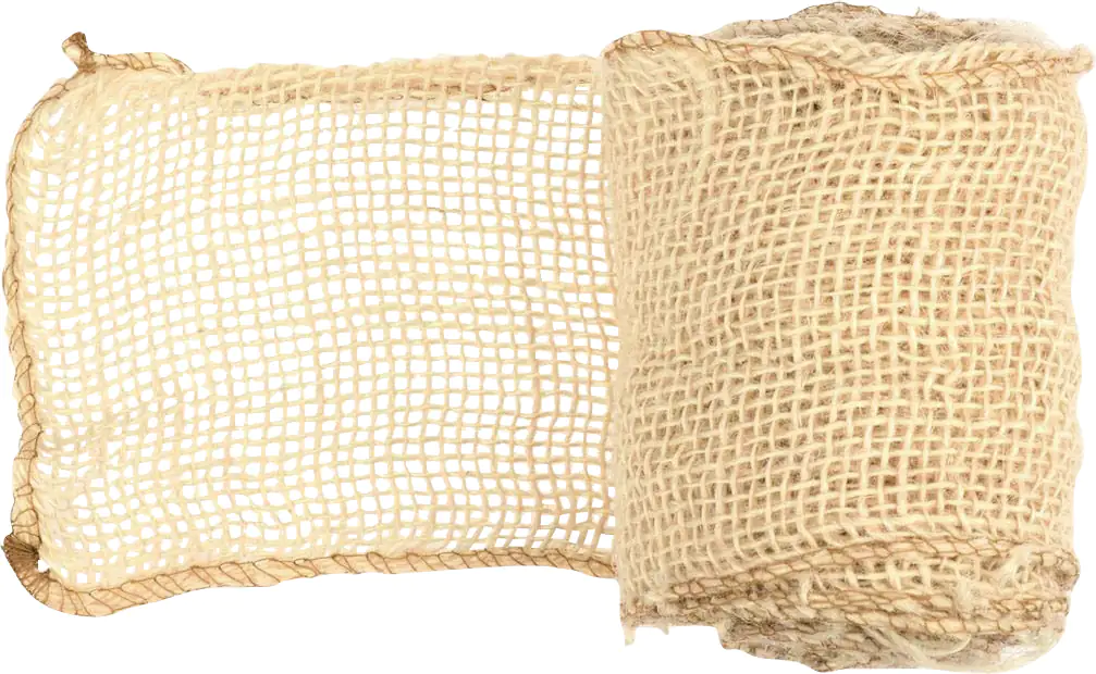 Glorex Juteband weiß gebleicht 10 cm x 3 m