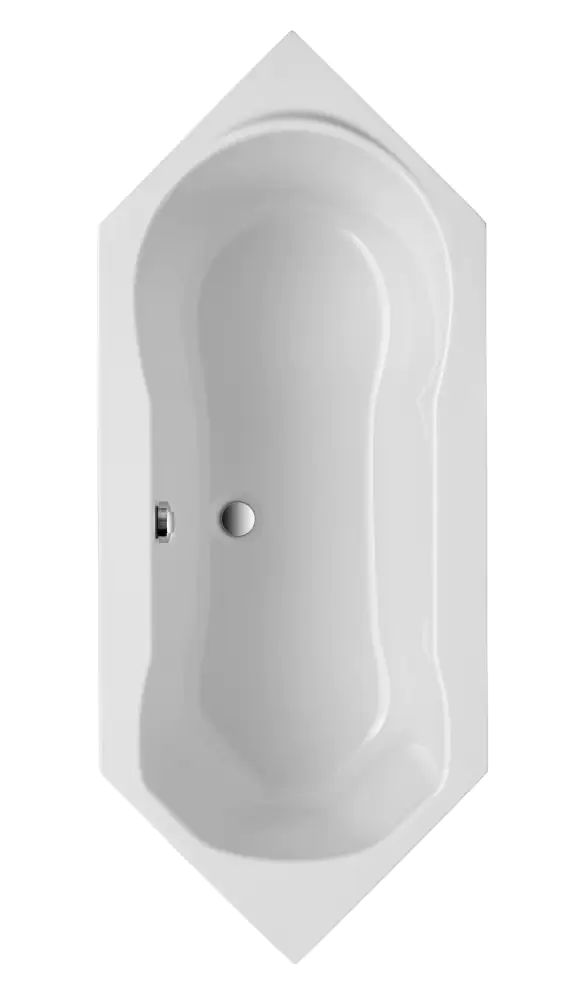 Ottofond Eckwanne Ravenna 190 x 80 cm, weiß