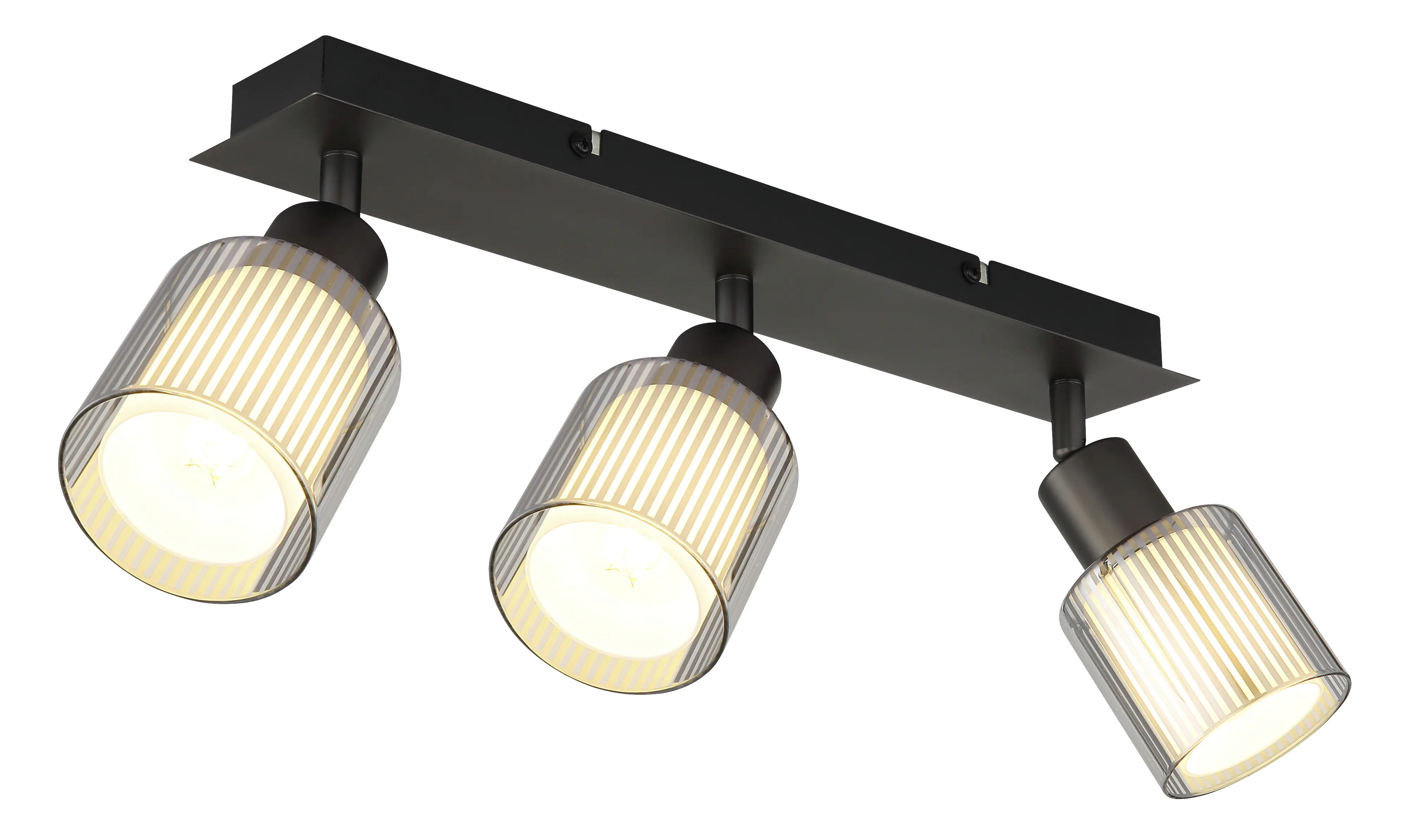 Globo Strahler Villegas 41 x 18,6 cm schwarz-chrom