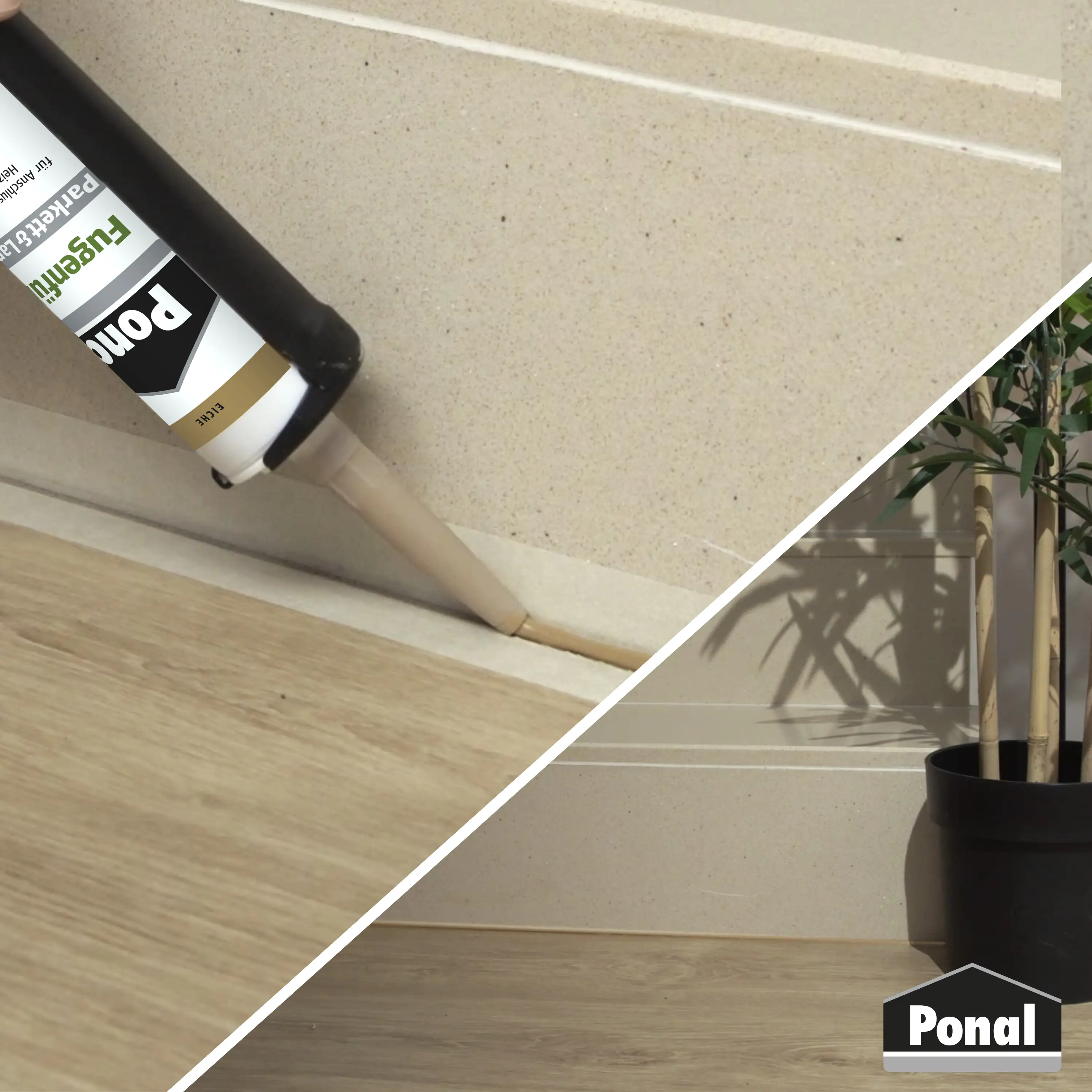 Ponal Fugenfüller Parkett & Laminat 280 ml Kartusche, Eiche