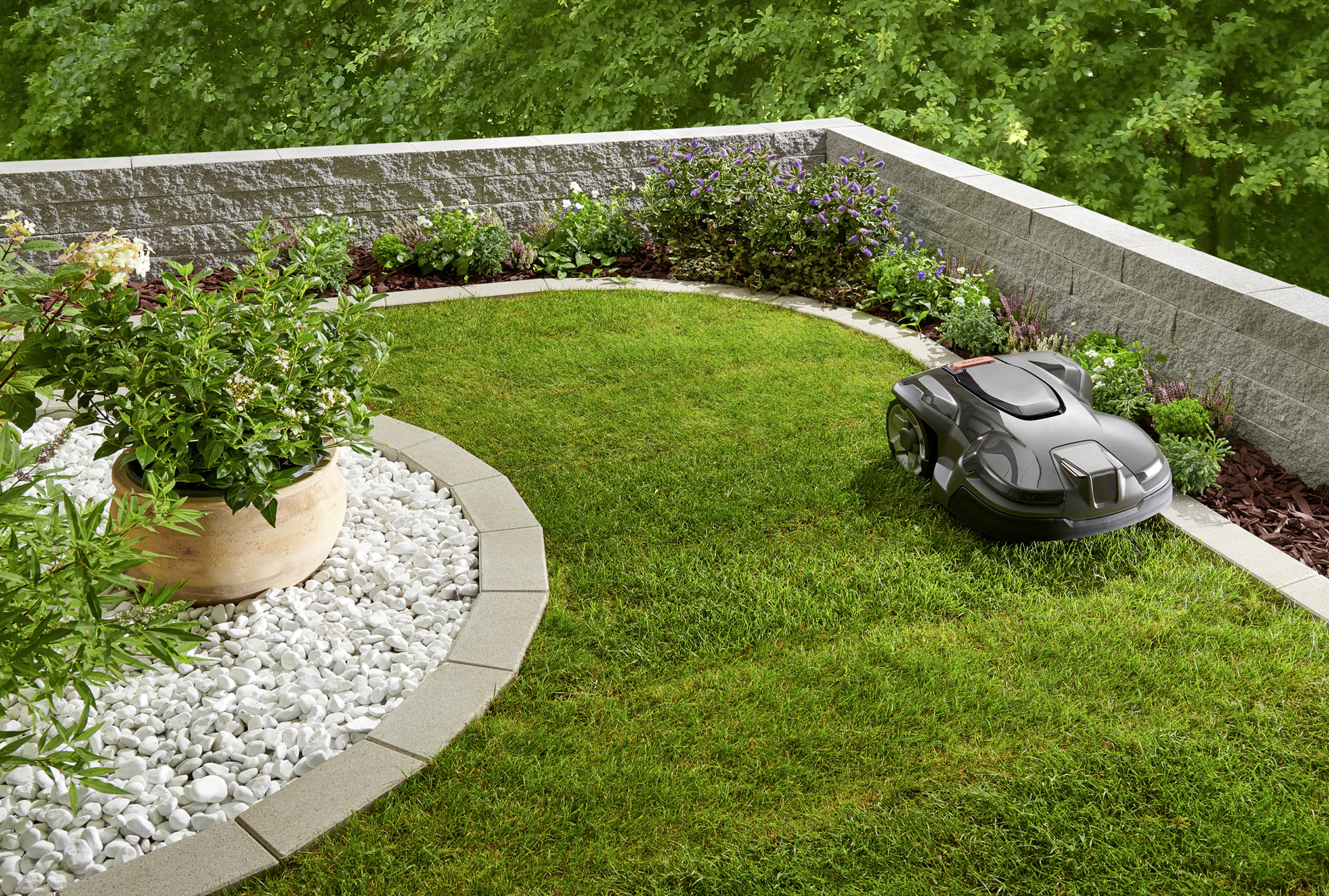 Kann Rasenkante Vigneto 24 x 12 x 4,5 cm grau Kann Rasenkante Vigneto 24 x 12 x 4,5 cm grau