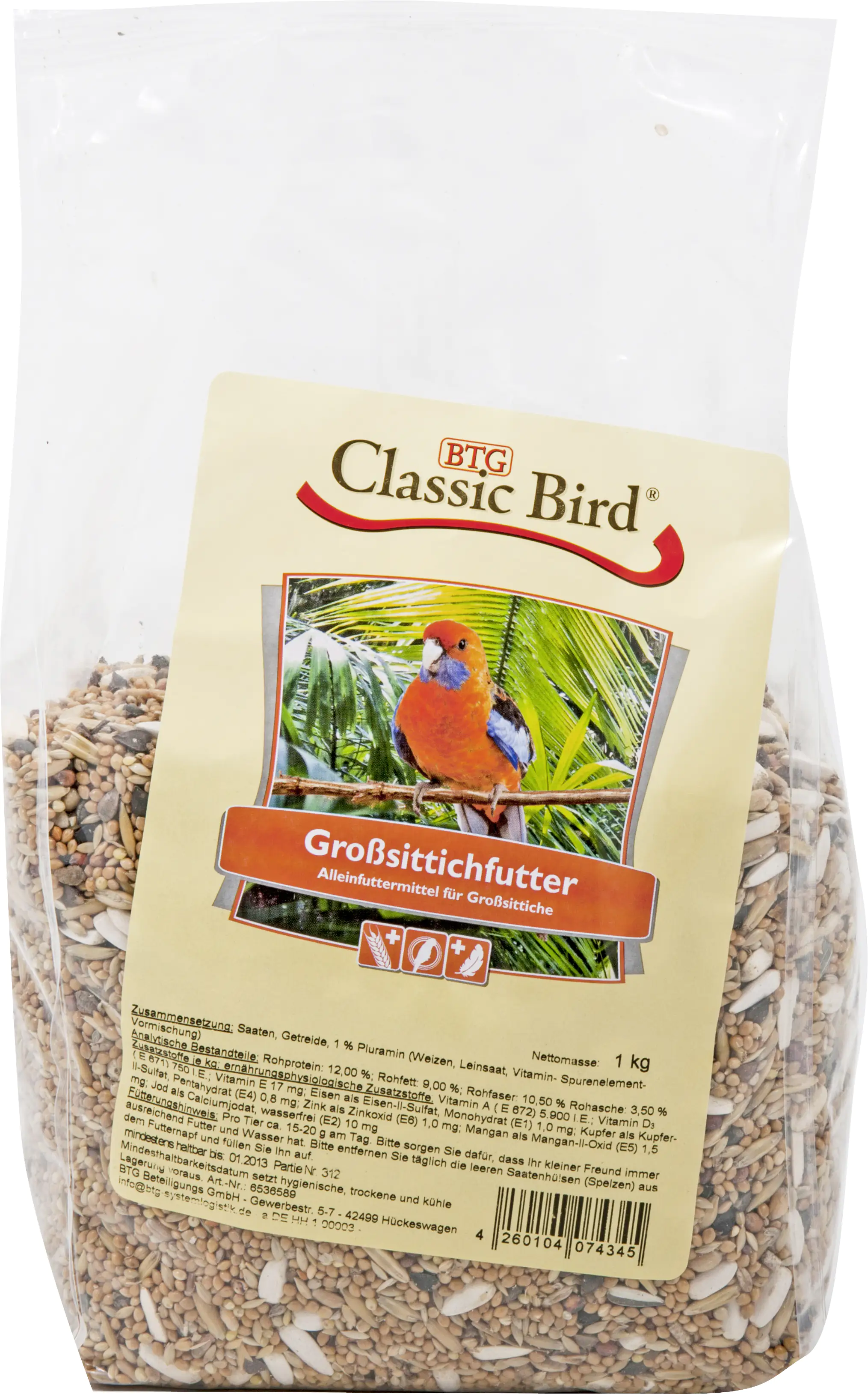 Classic Bird Großsittichfutter 1 kg