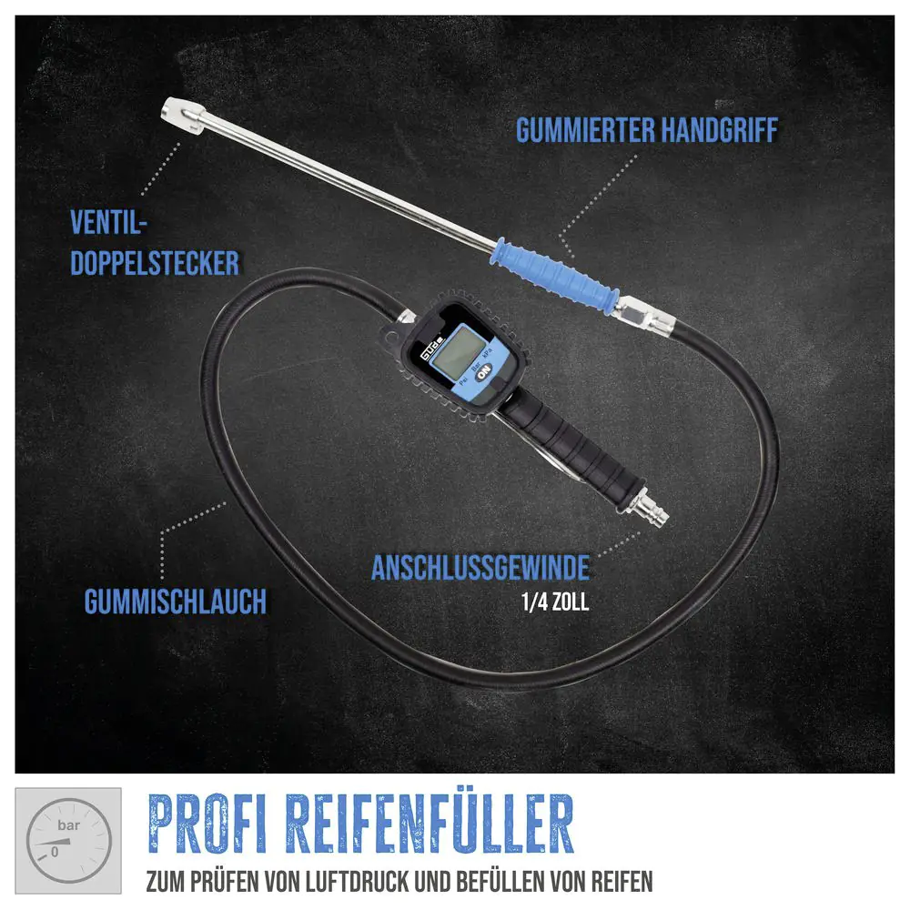 Güde Reifenfüller Digital V 12 PRO mit digitalem Manometer Güde Reifenfüller Digital V 12 PRO mit digitalem Manometer