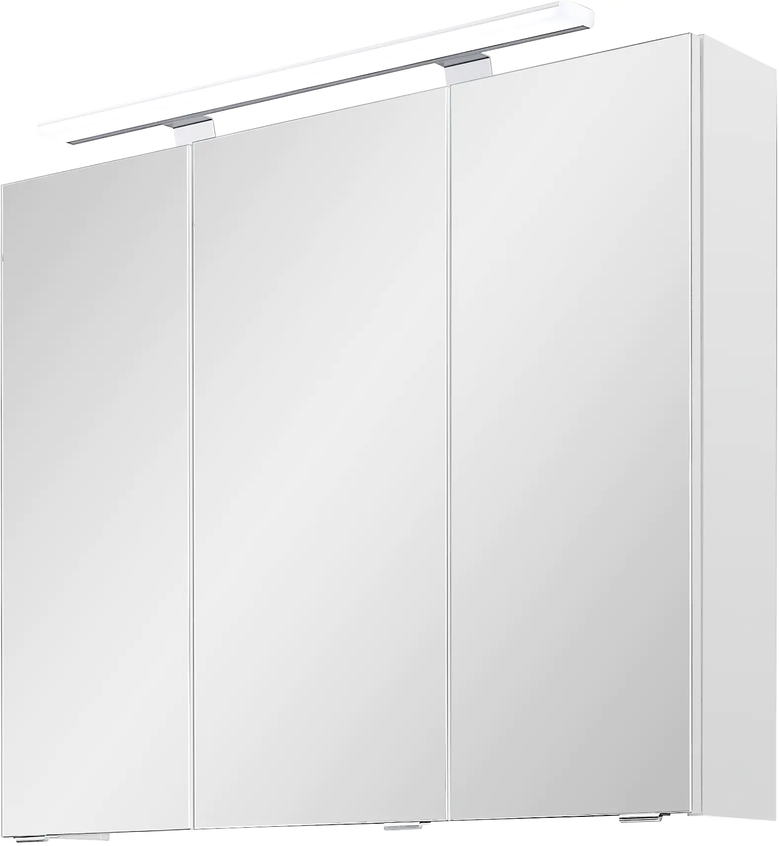 Primaster Spiegelschrank Düsseldorf mit Beleuchtung weiß 80 x 70 cm