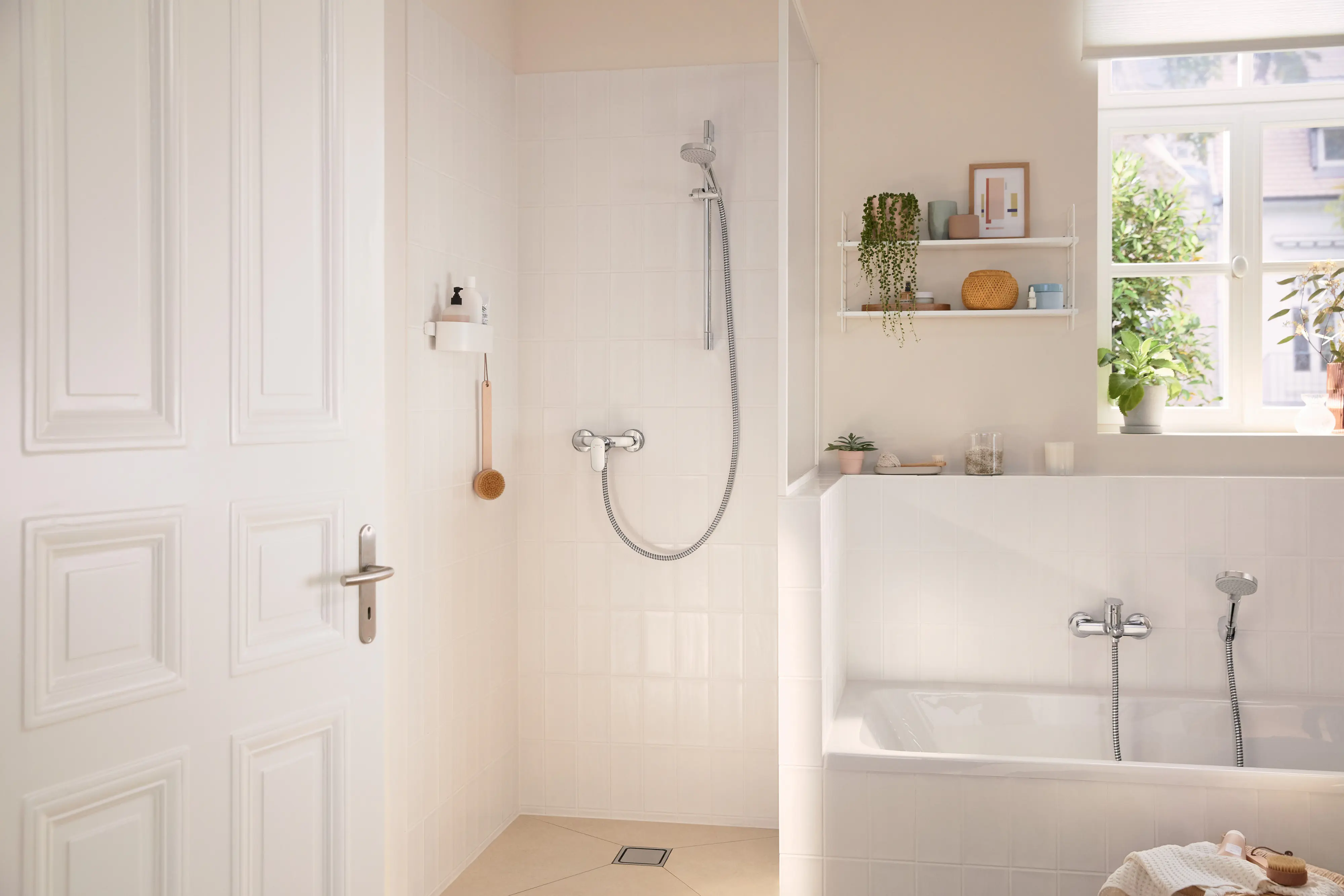 Hansgrohe Einhebel-Duscharmatur Rebris S Aufputz chrom